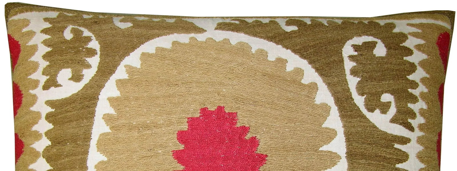 Circa 1920 Antique Suzani Pillow - 6