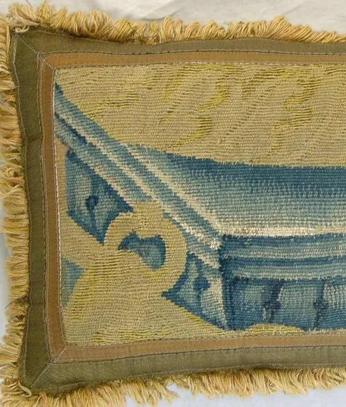 Circa 1640 Antique Flemish Tapestry Pillow - 3