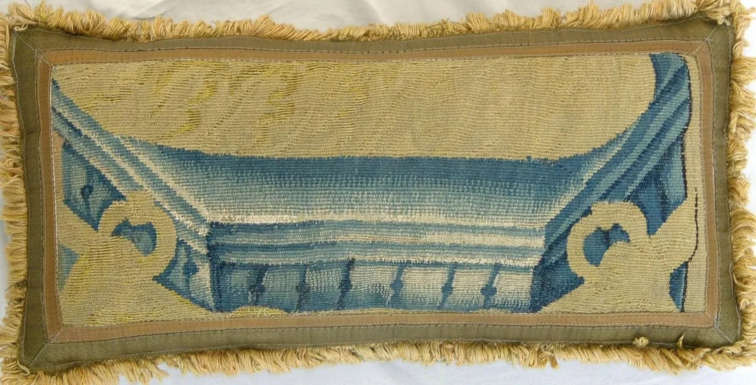 Circa 1640 Antique Flemish Tapestry Pillow - 5