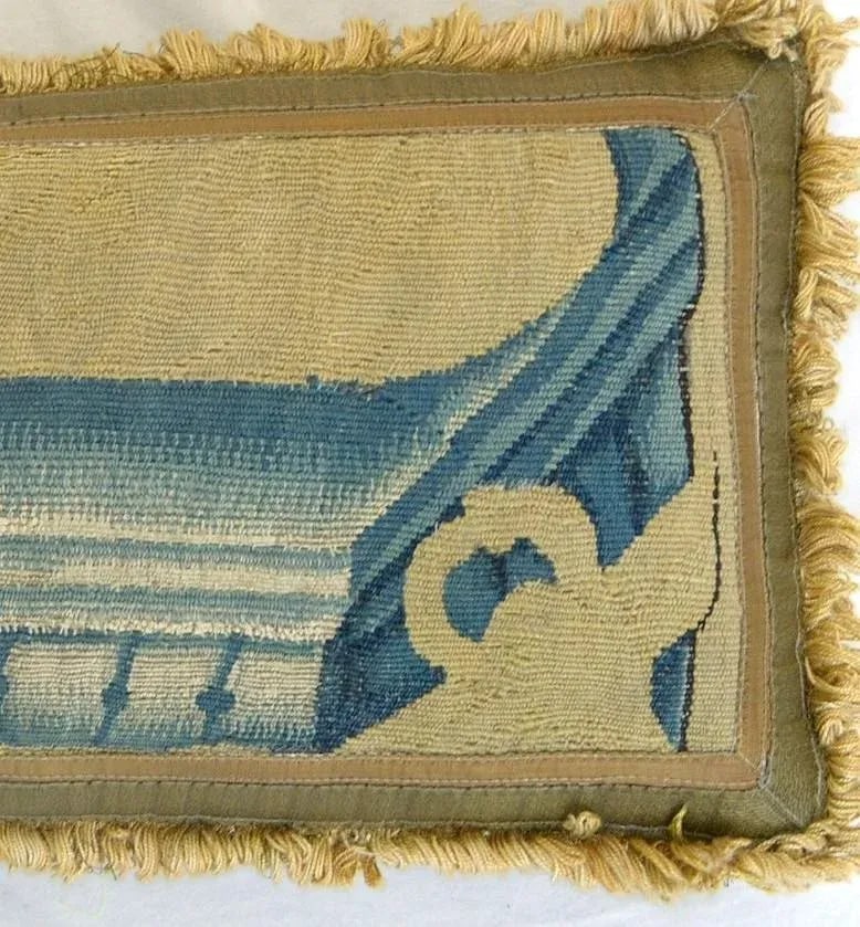 Circa 1640 Antique Flemish Tapestry Pillow - 8