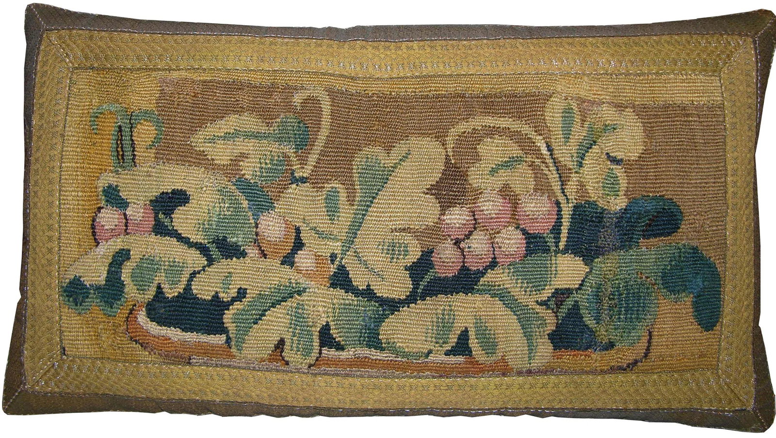 17th Century Antique Flemish Tapestry Pillow - 5