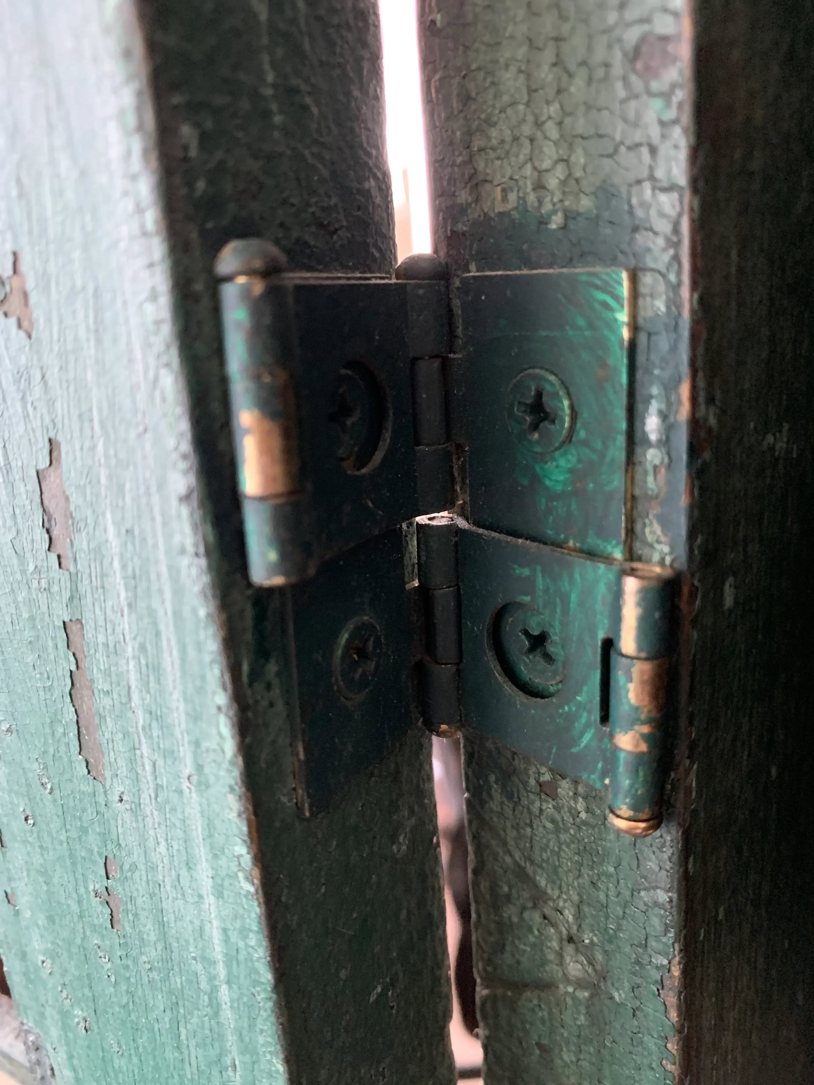 Antique Farmhouse Shutters Room Divider - 8