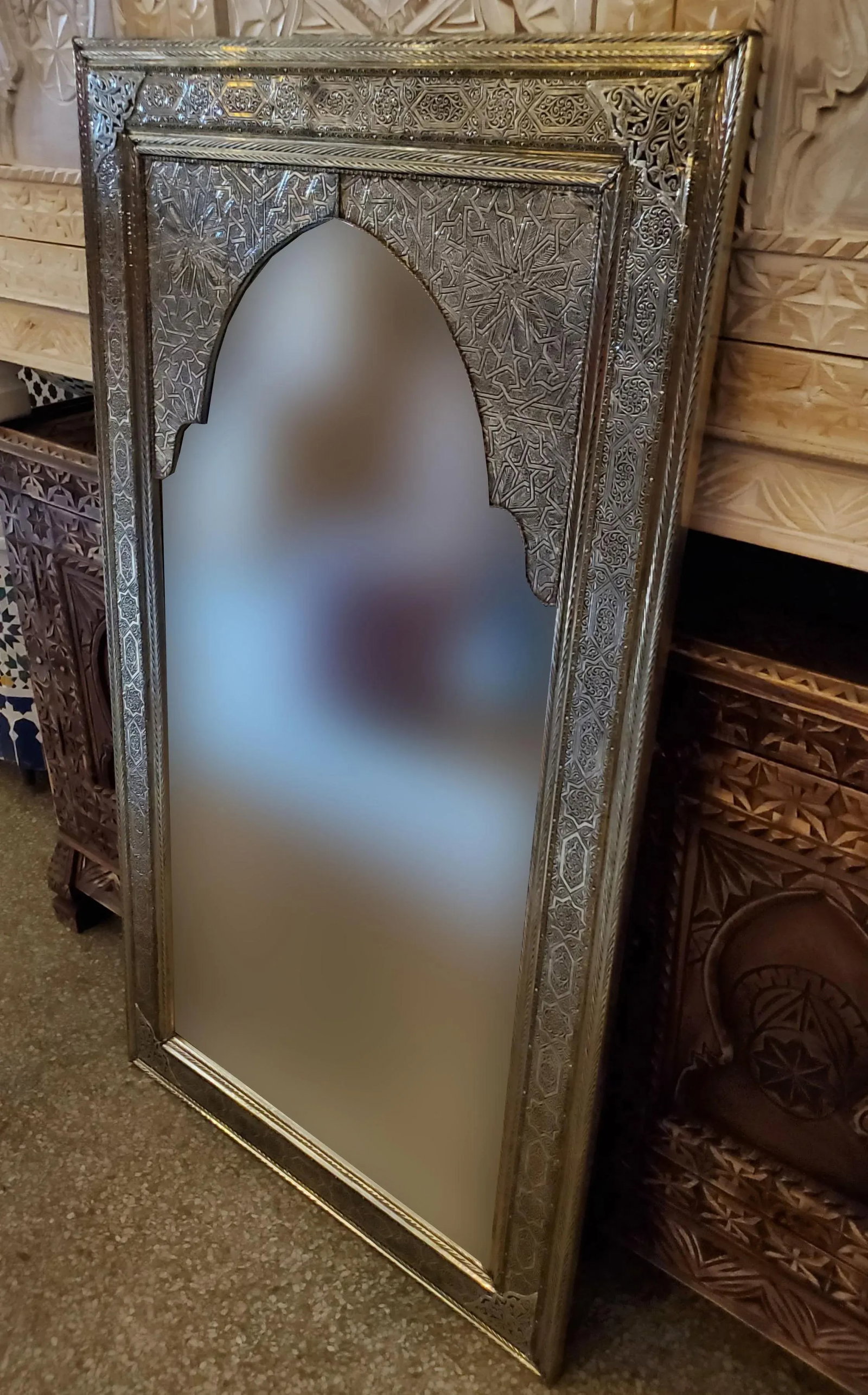 Balet Moroccan Marrakech Metal Inlaid Mirror - 3