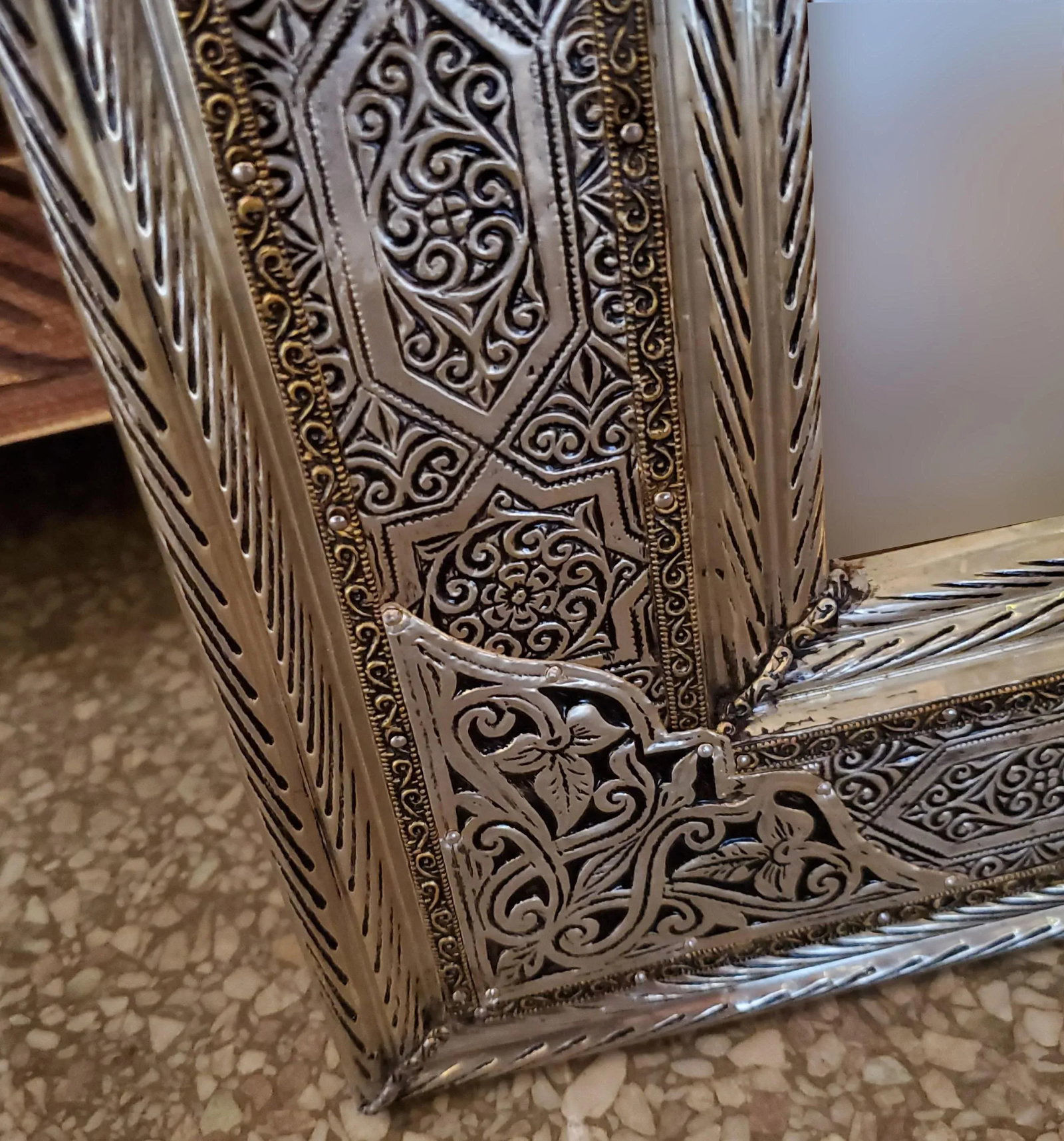 Balet Moroccan Marrakech Metal Inlaid Mirror - 4