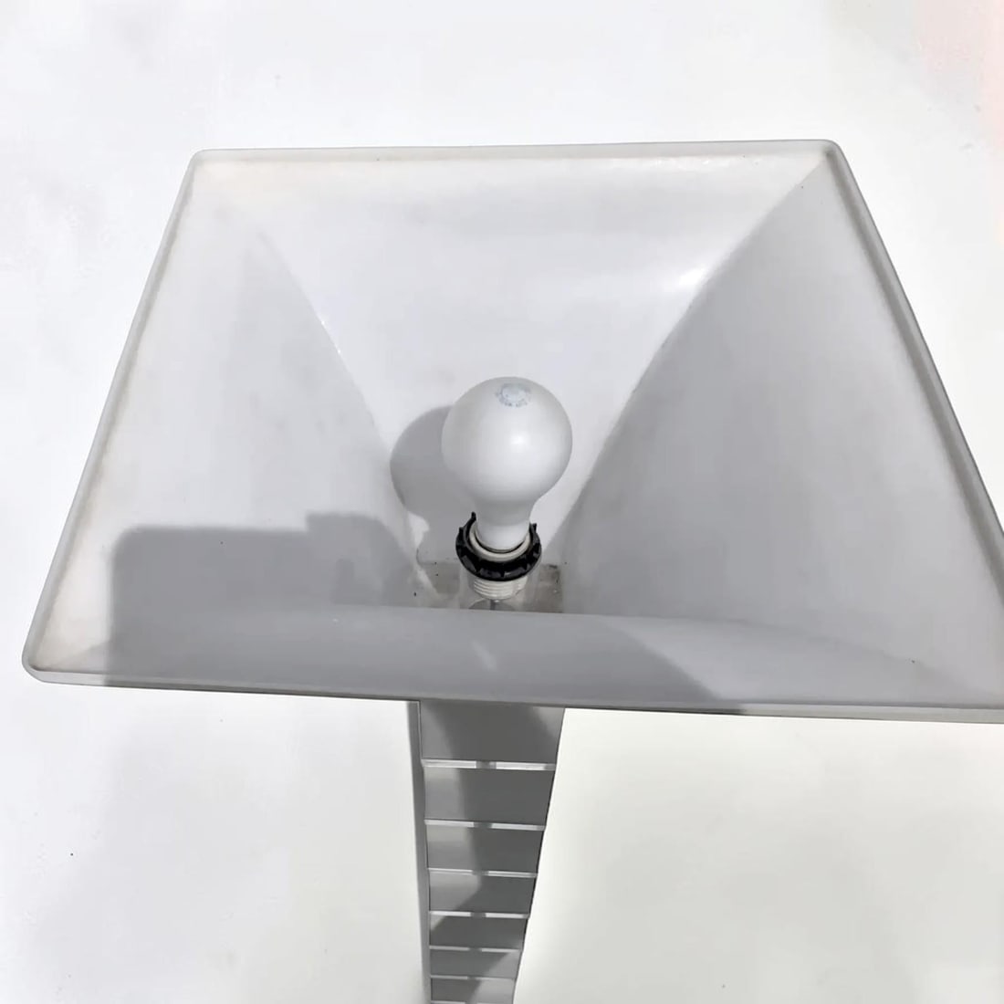 Post-Modern Frosted Lucite Floor Lamp - 5