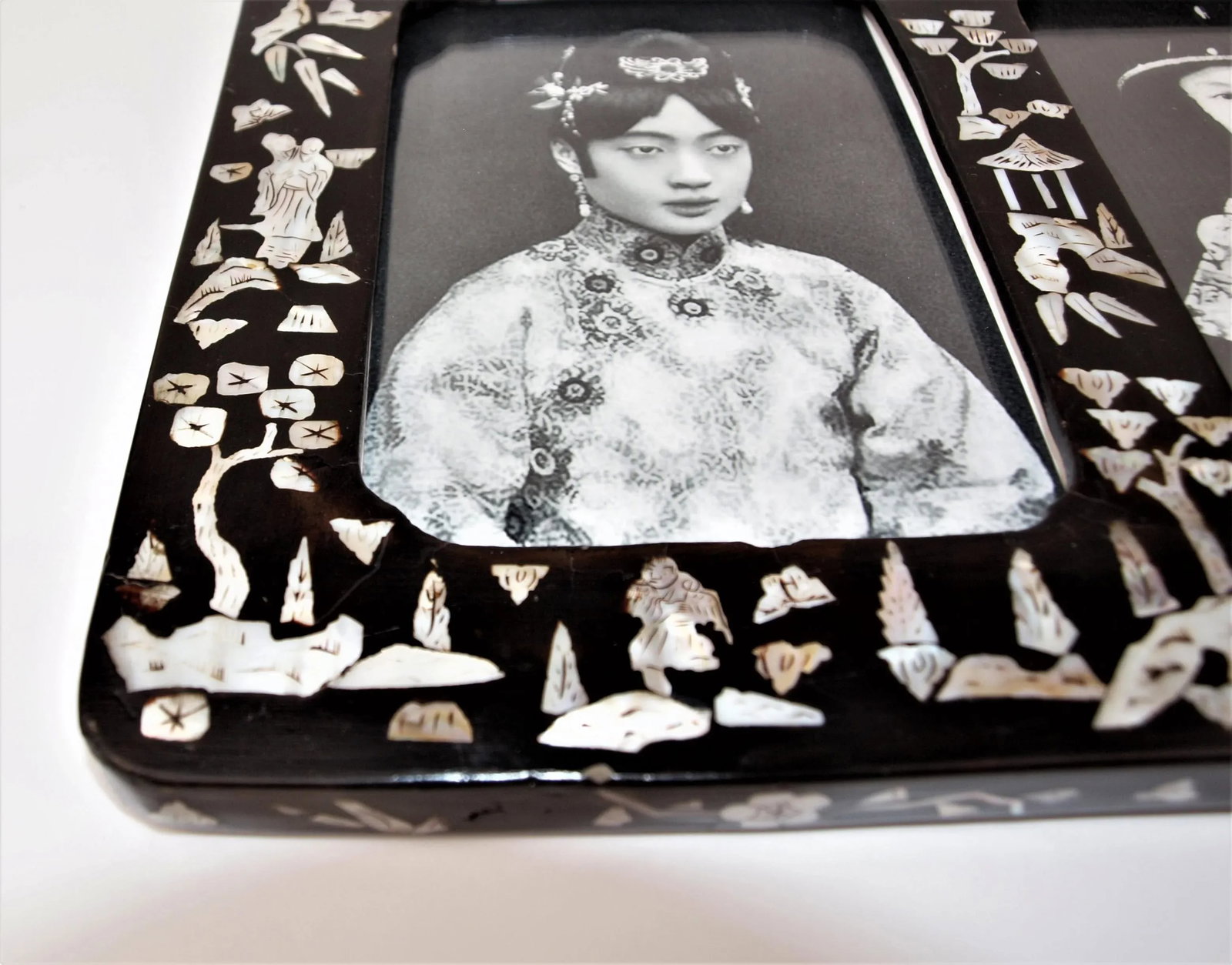 Early 20th Century Papier Mache Double Picture Frame - 3