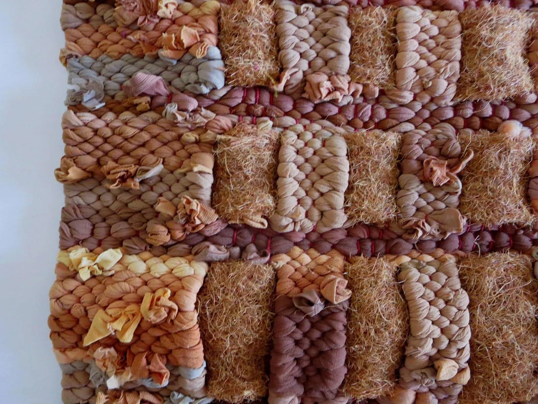 1986 "Desert Winter" Vintage Fiber Art - 2