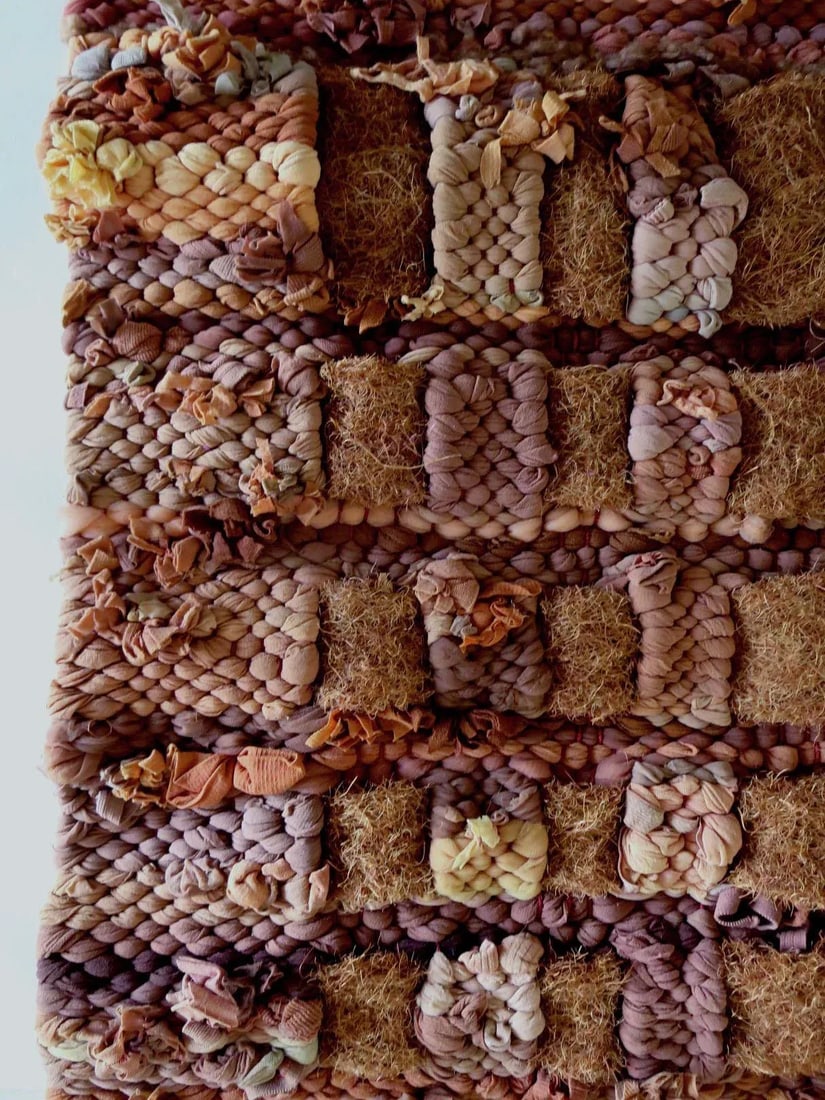 1986 "Desert Winter" Vintage Fiber Art - 3