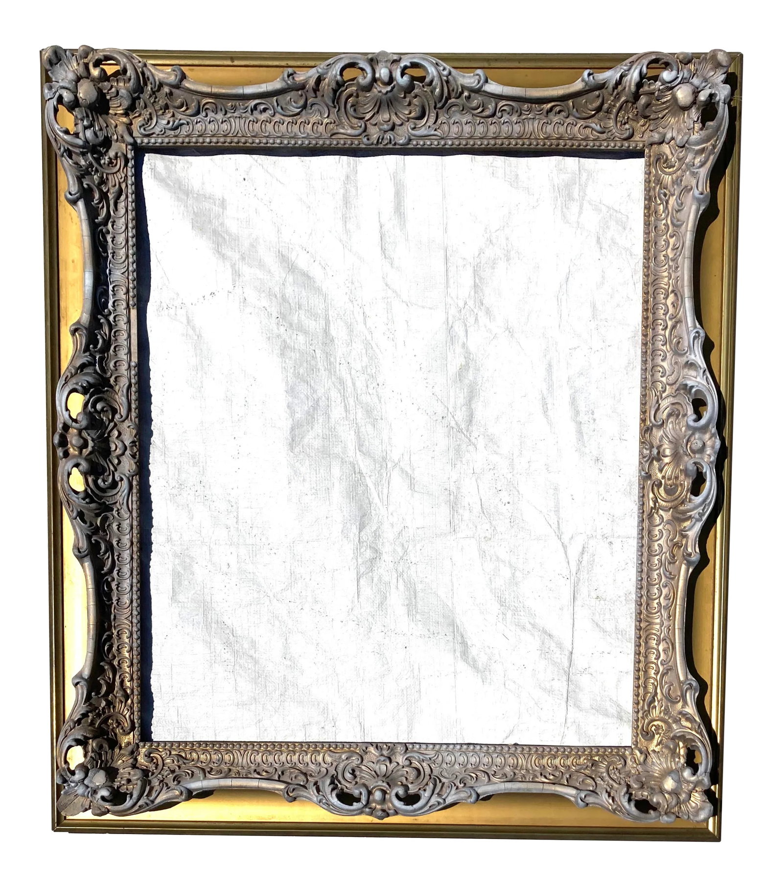 C.1910 Antique Decor Painted Picture or Mirror Frame (1 of 5)