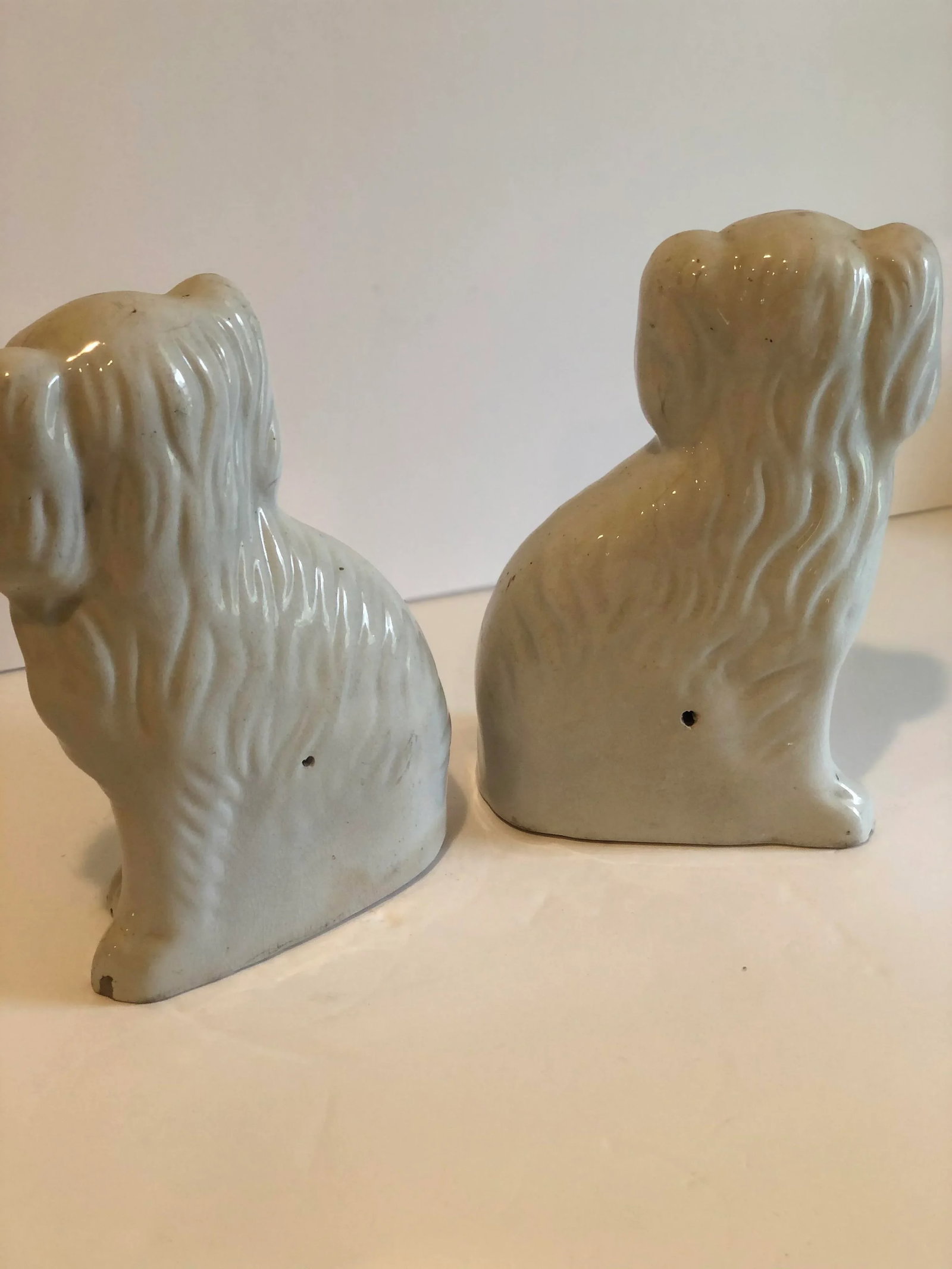 19th Century Victorian Staffordshire Dogs - a Pair - 2