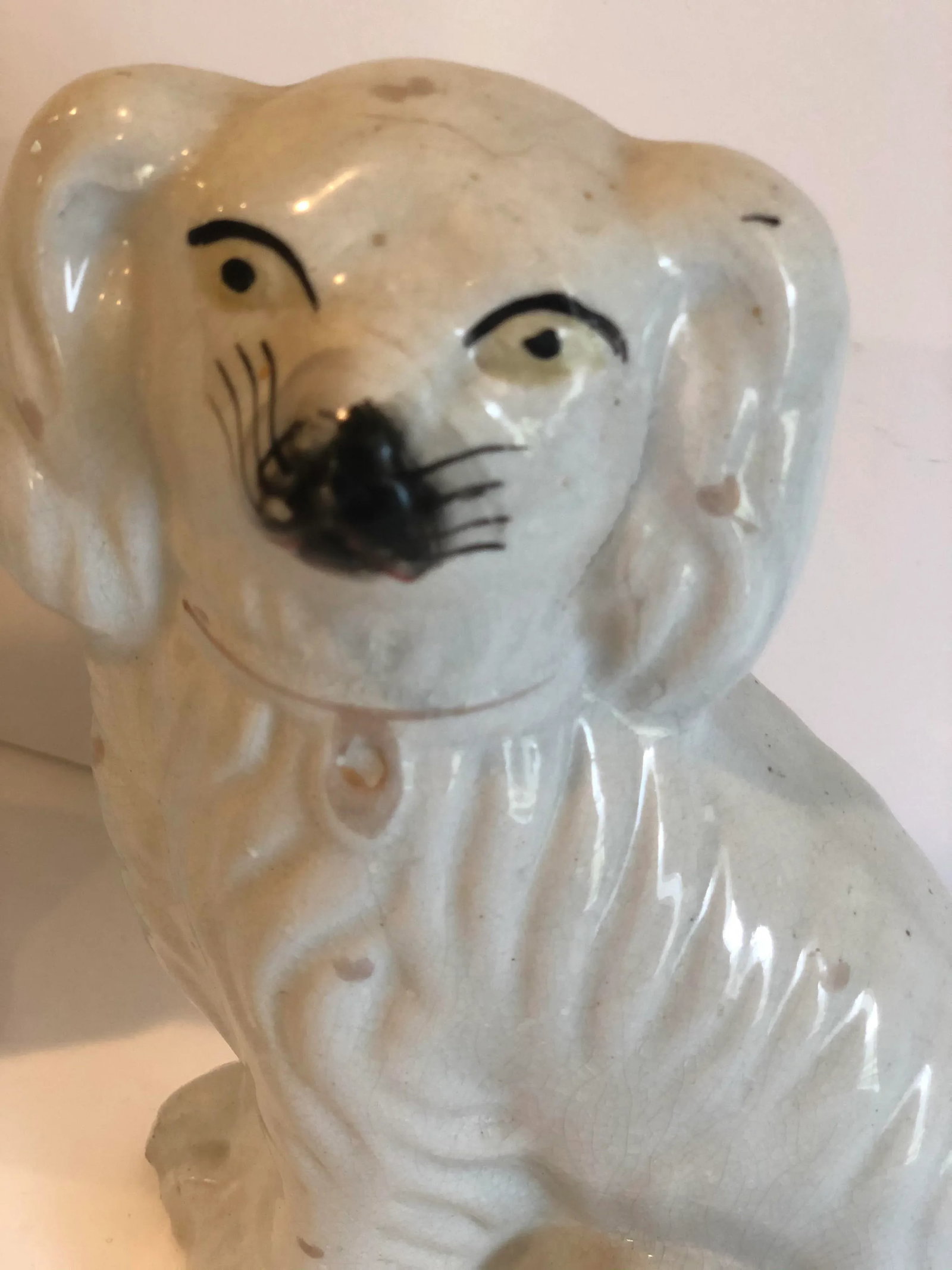 19th Century Victorian Staffordshire Dogs - a Pair - 4