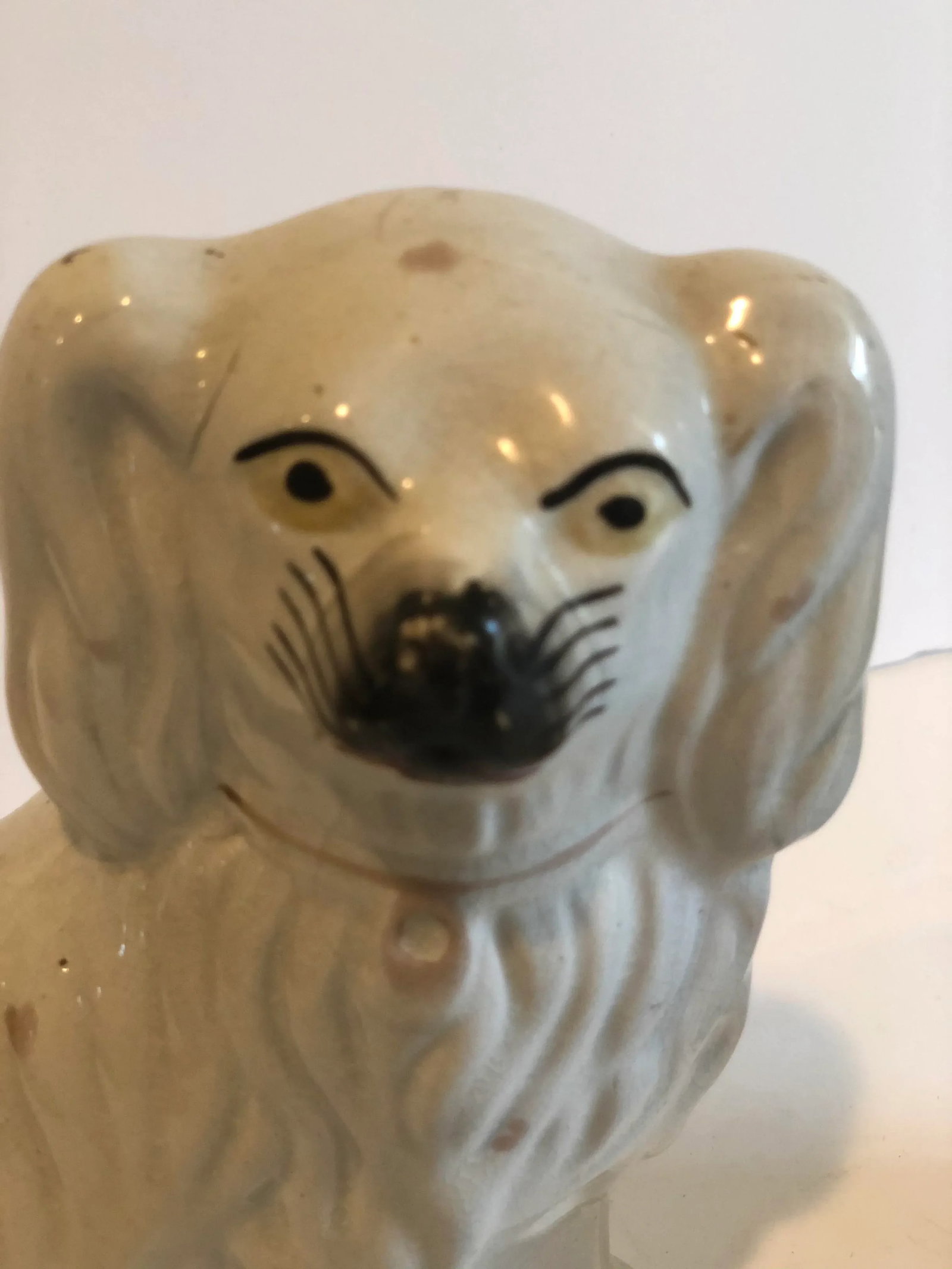 19th Century Victorian Staffordshire Dogs - a Pair - 7