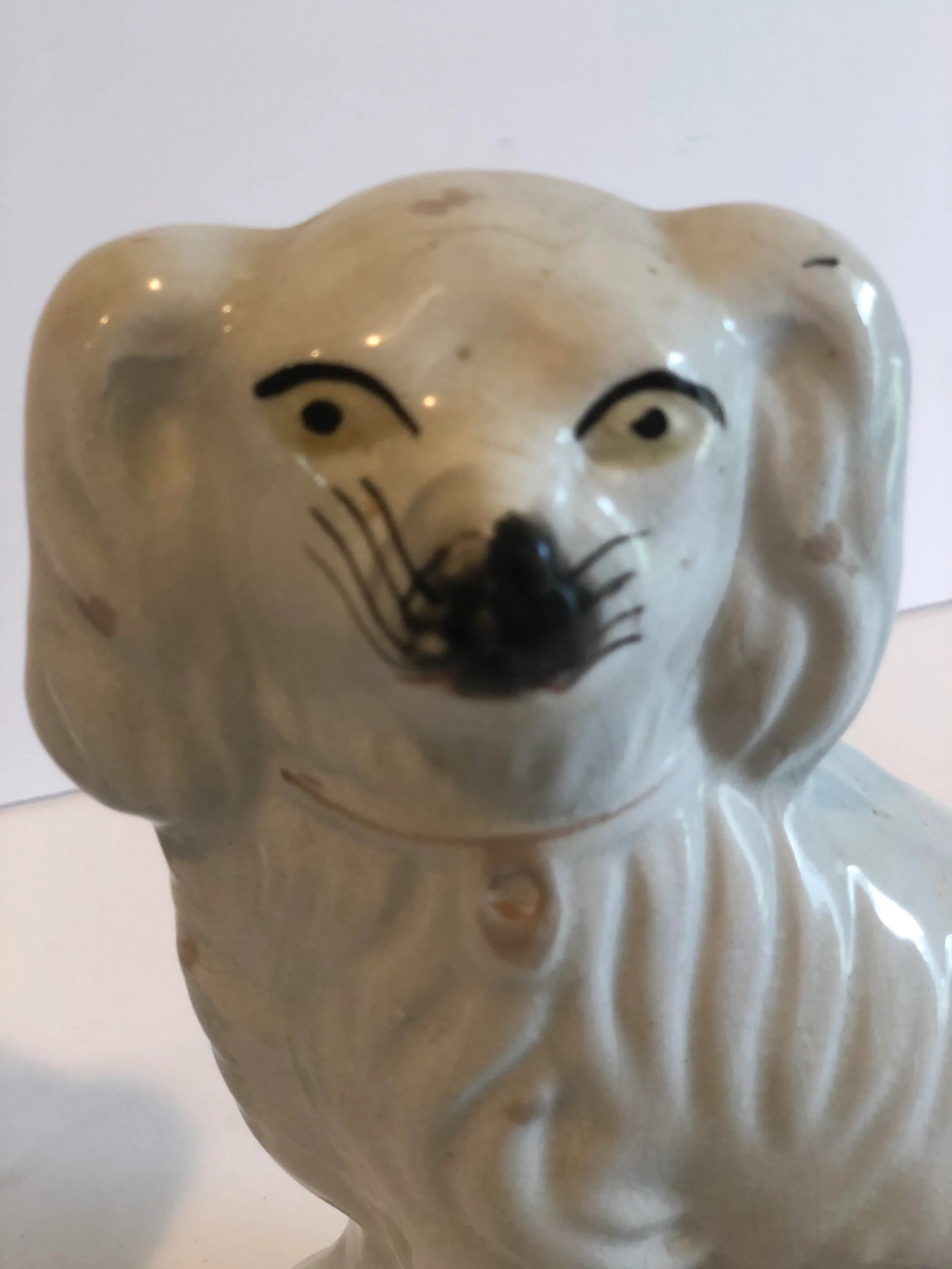 19th Century Victorian Staffordshire Dogs - a Pair - 8