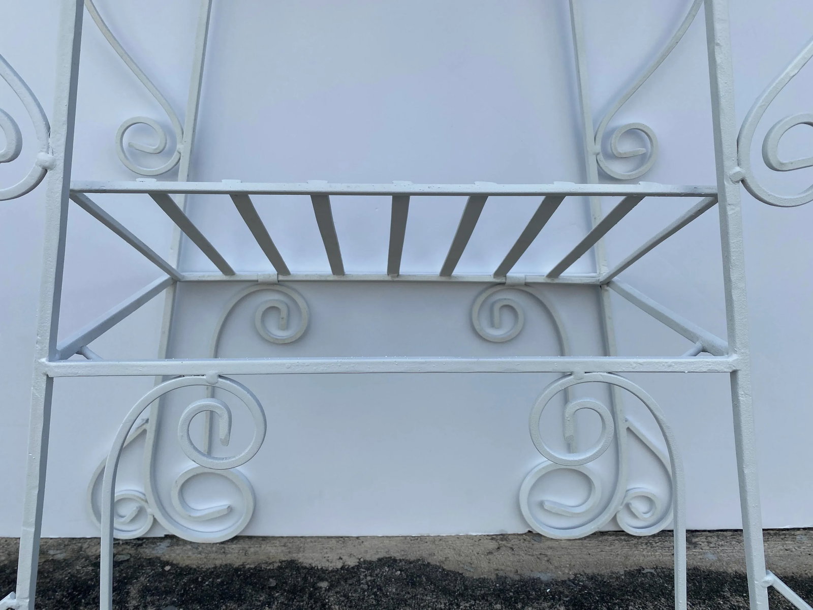 1950s Salterini Style Wrought Iron Plant Stand - 6