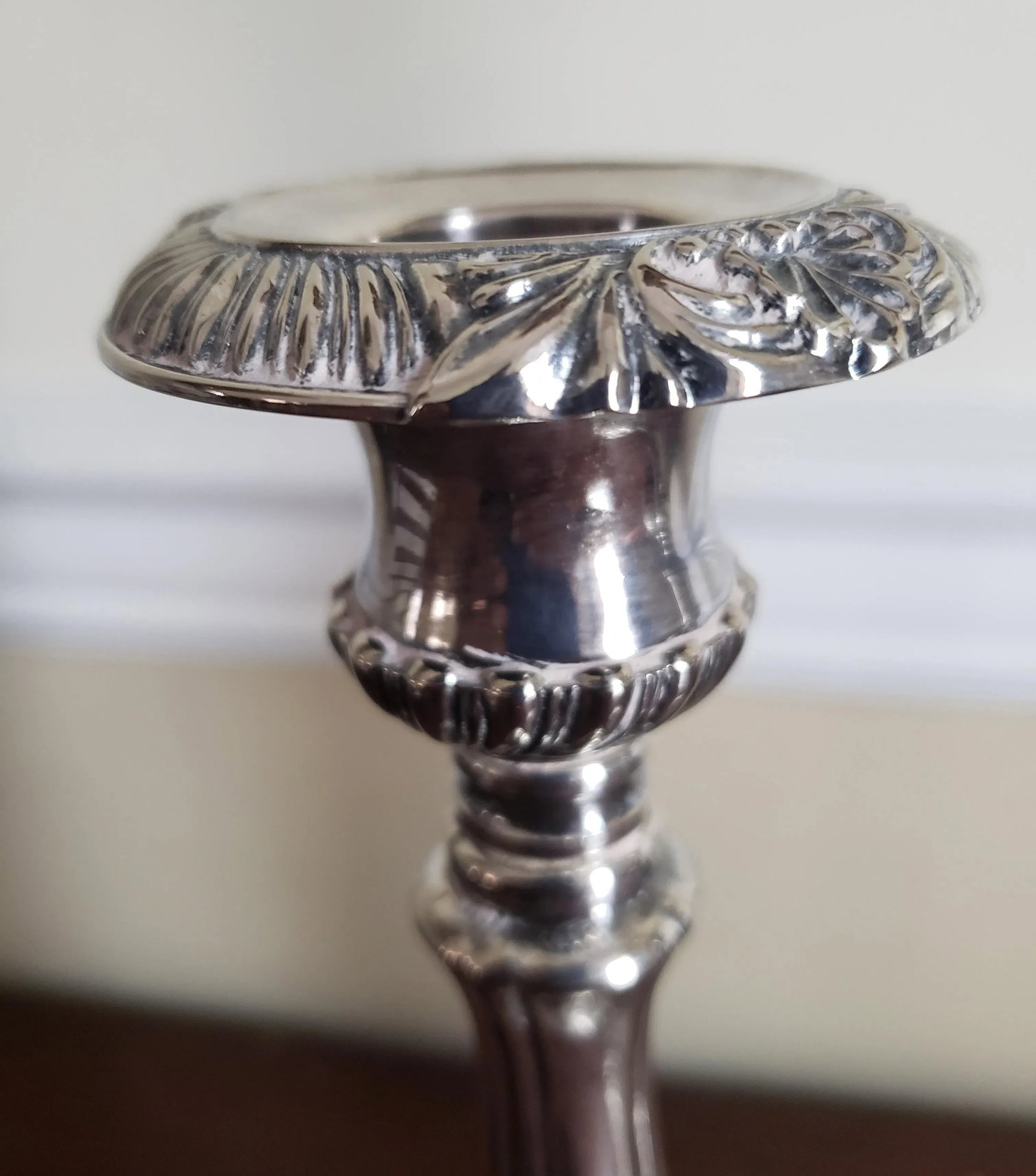 1960s Vintage Neiman Marcus Italian Silver-Tone Metal Candle Holders- a Pair - 3