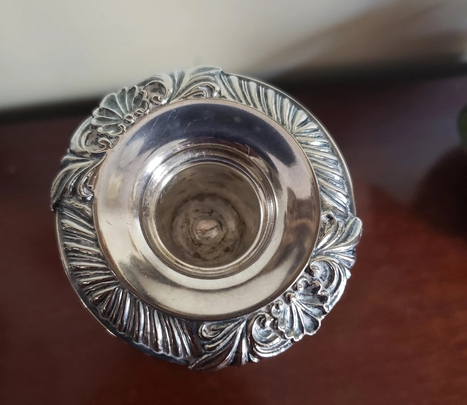 1960s Vintage Neiman Marcus Italian Silver-Tone Metal Candle Holders- a Pair - 6