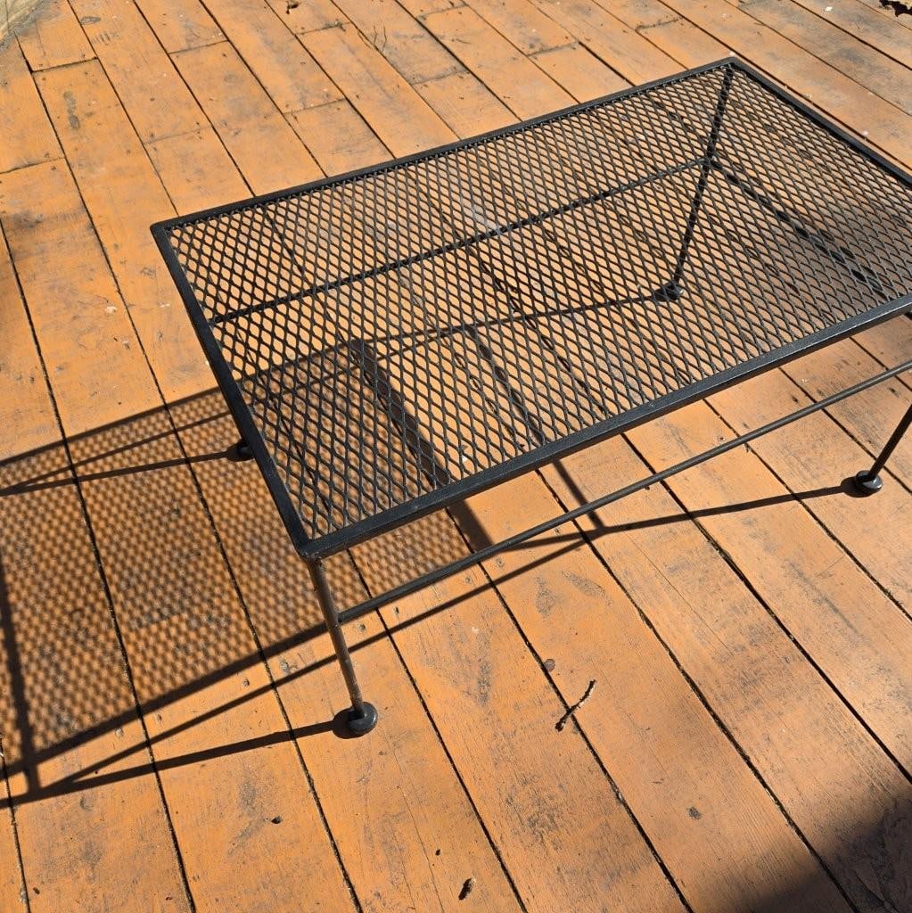 Late 20th Century Wrought Iron Coffee Table - 3