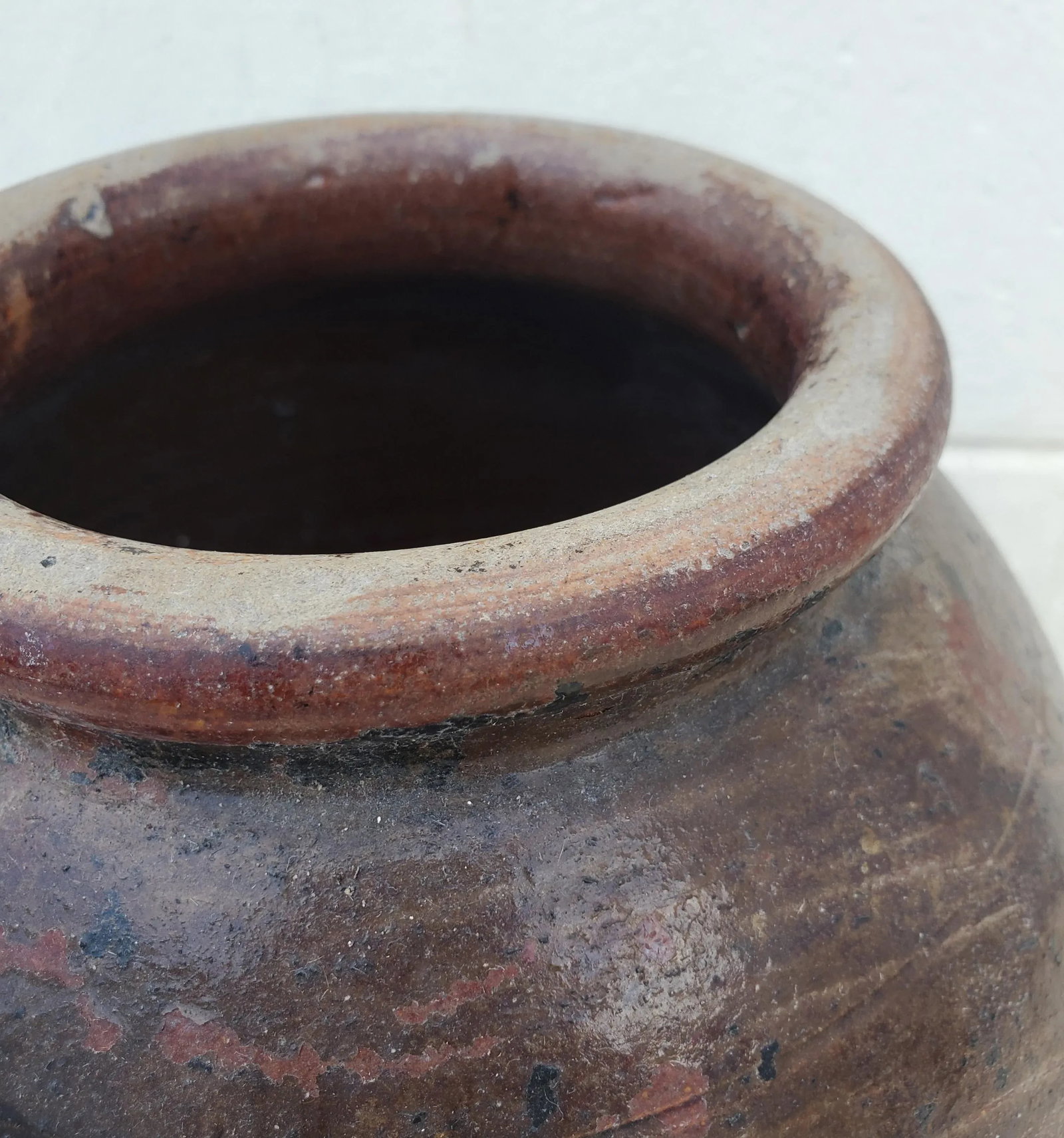 Vintage Tamegrout Brown Moroccan Jar / Urn - 2