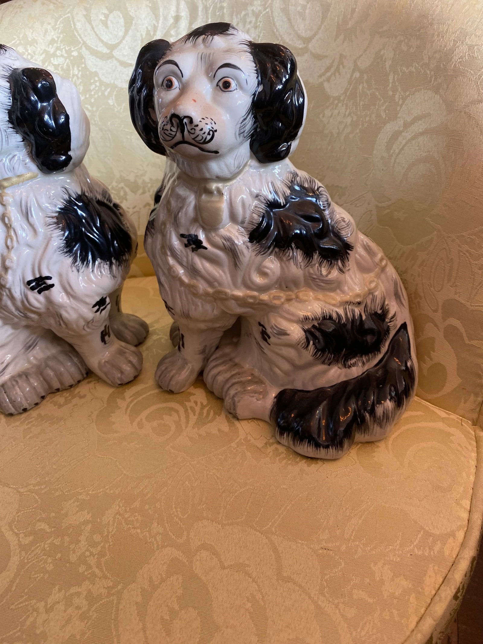 1960s Staffordshire Dogs - a Pair - 2