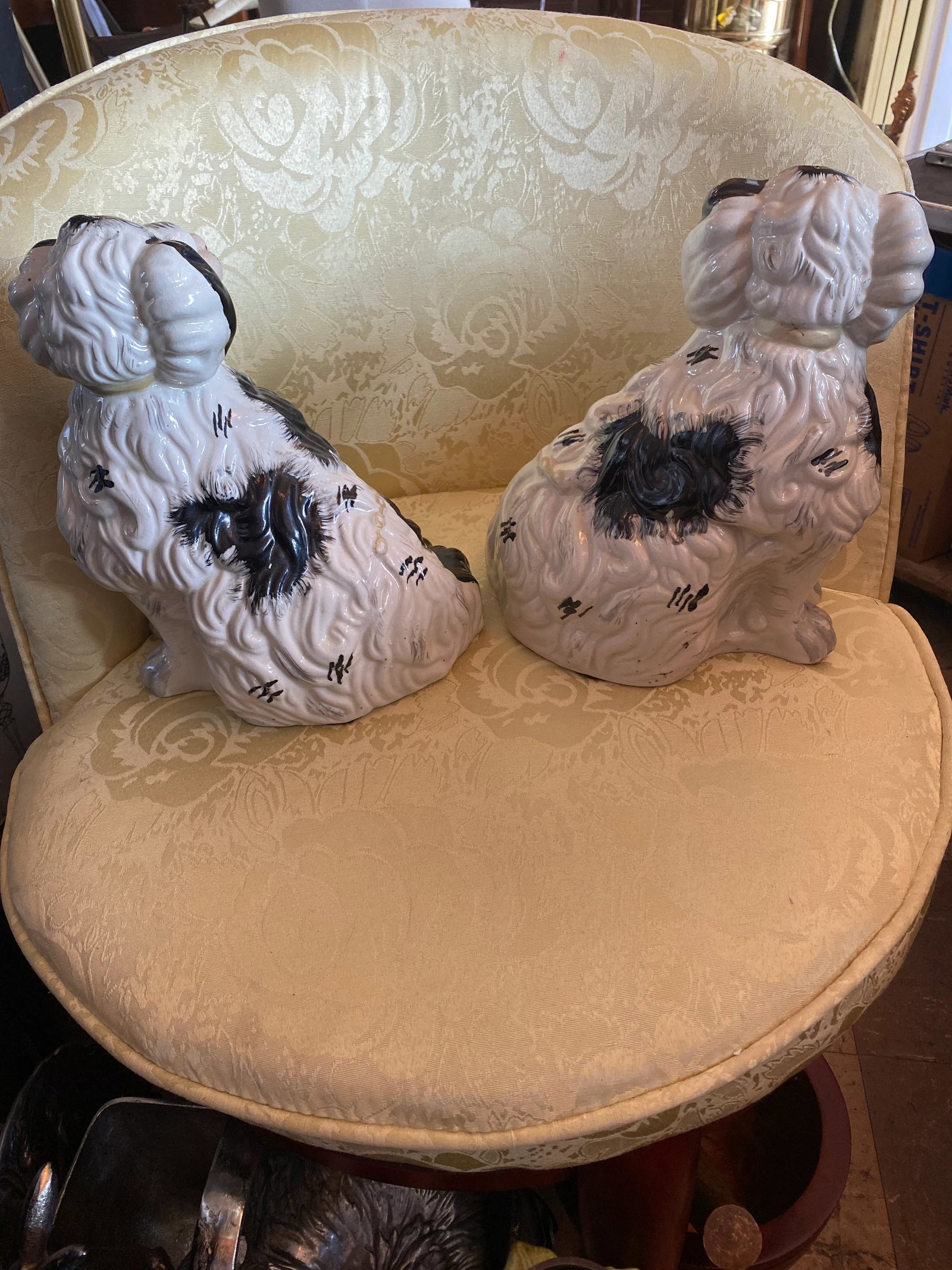 1960s Staffordshire Dogs - a Pair - 4