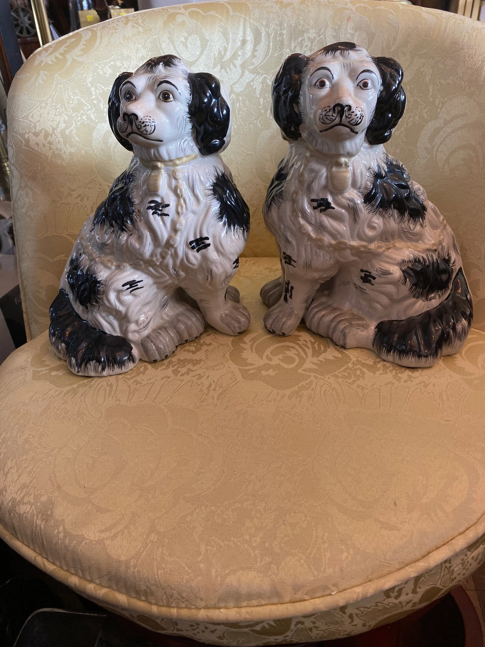 1960s Staffordshire Dogs - a Pair - 6