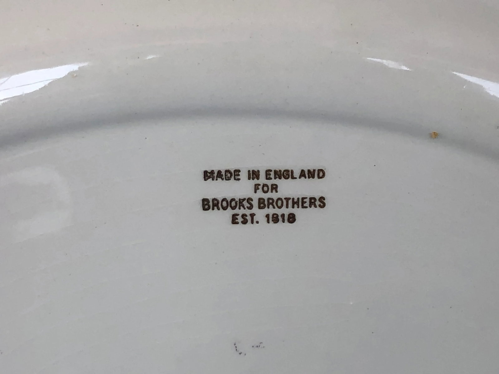 Brooks Brothers Decorative Pheasant Game Bird Serving Platter - 12