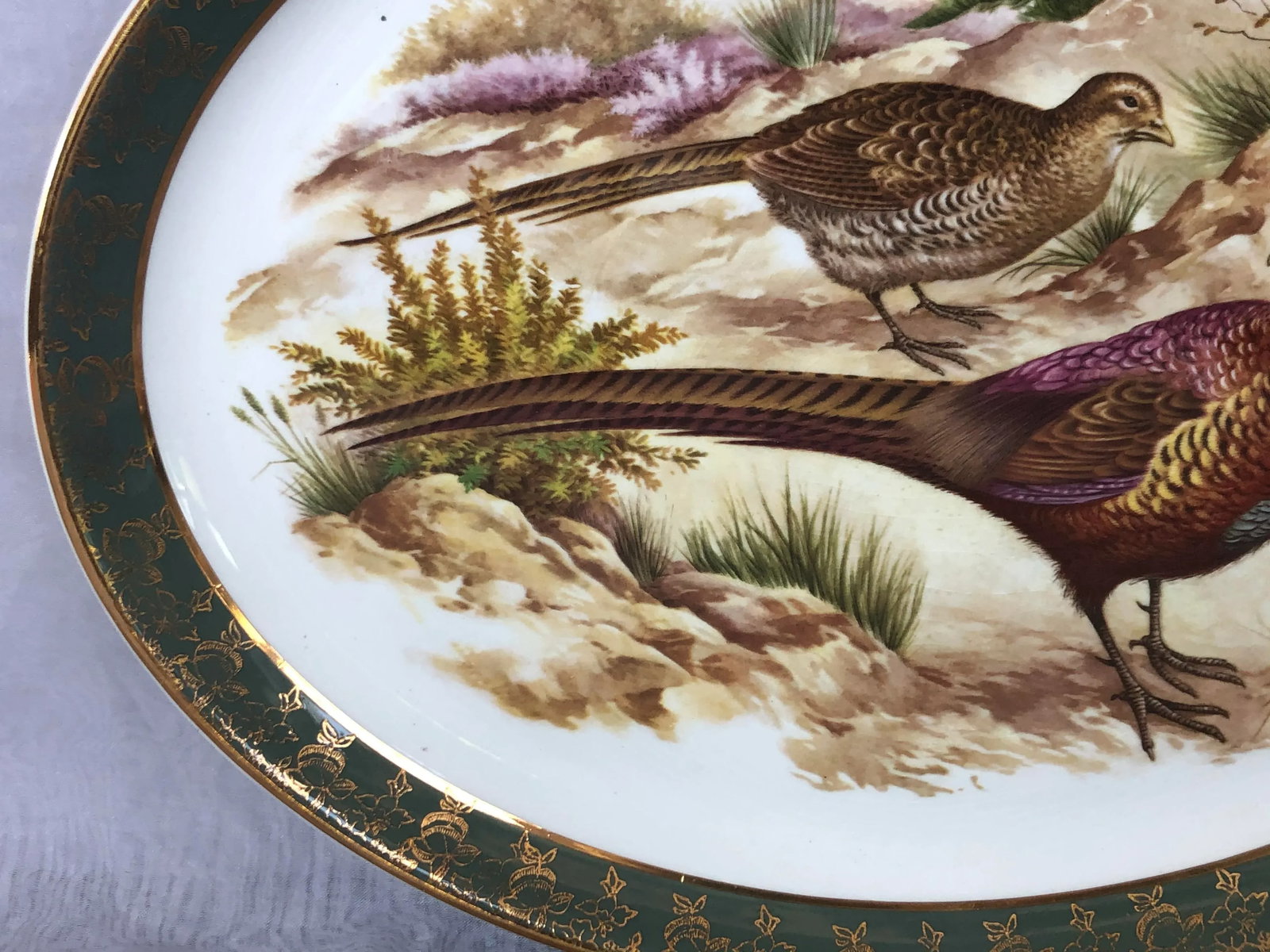 Brooks Brothers Decorative Pheasant Game Bird Serving Platter - 5