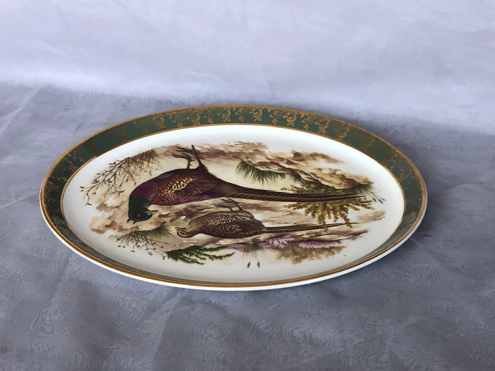 Brooks Brothers Decorative Pheasant Game Bird Serving Platter - 7