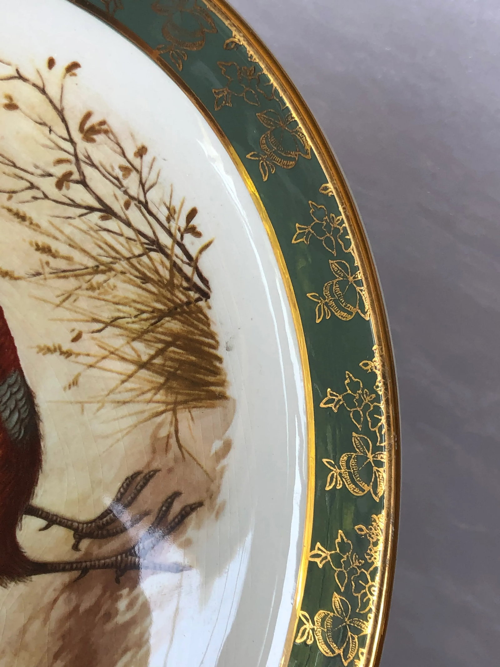 Brooks Brothers Decorative Pheasant Game Bird Serving Platter - 8