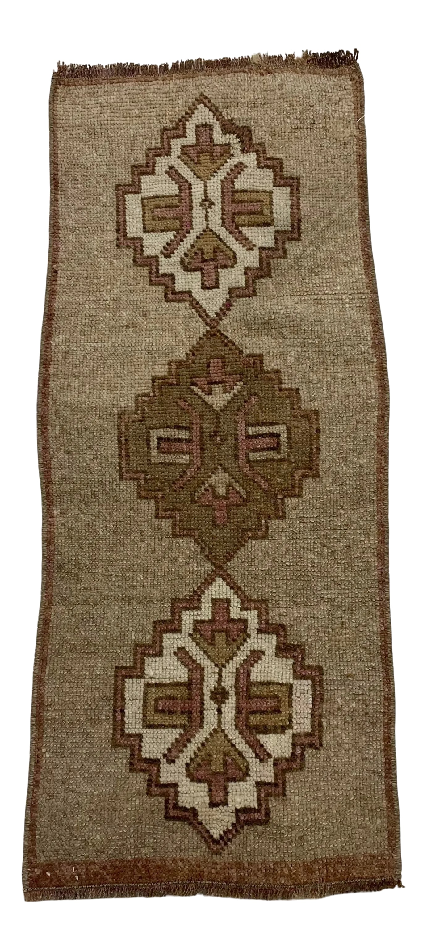 1960s Vintage Camel Color Boho Style Rug: 1960s Handmade wool and cotton rug in Turkish Anatolian Small Rug, Vintage Doormat Rug, Turkish Vintage Decorative Rug, Handmade wool Rug . One Of Kind traditional Rug with perfect design and colors