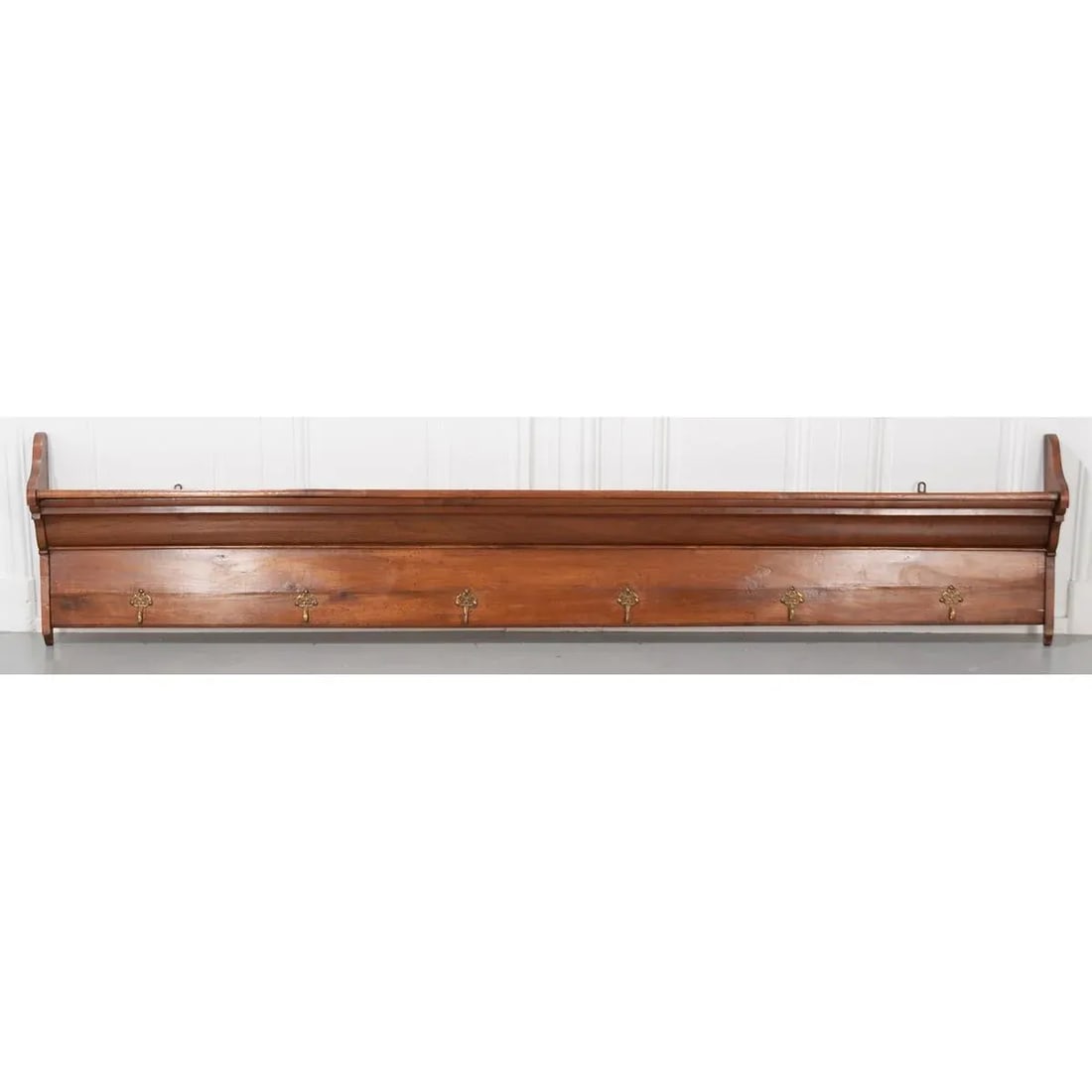 French 19th Century Fruitwood Plate and Coat Rack - 3