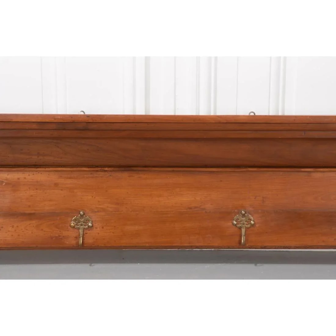 French 19th Century Fruitwood Plate and Coat Rack - 4