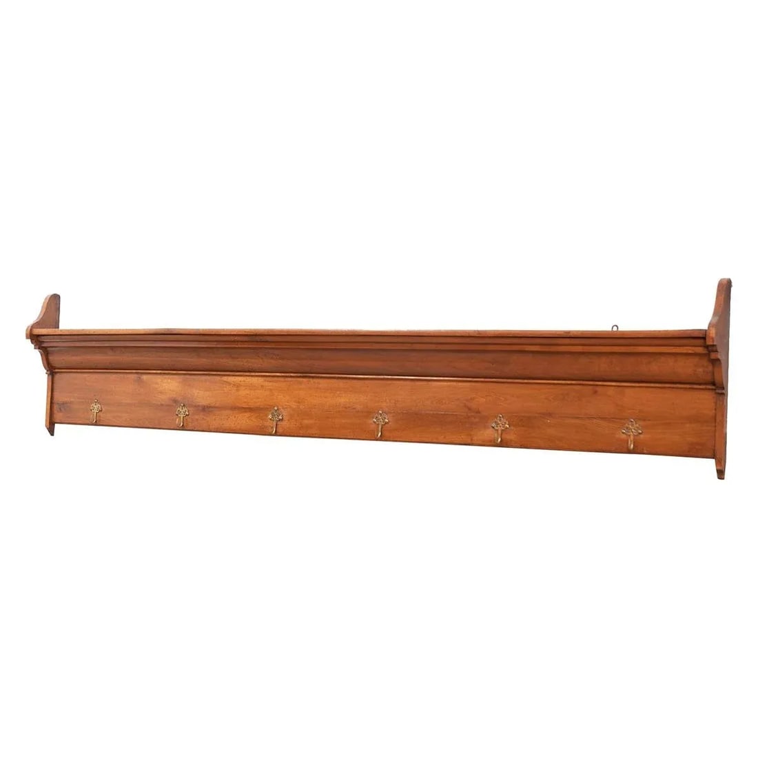 French 19th Century Fruitwood Plate and Coat Rack - 8