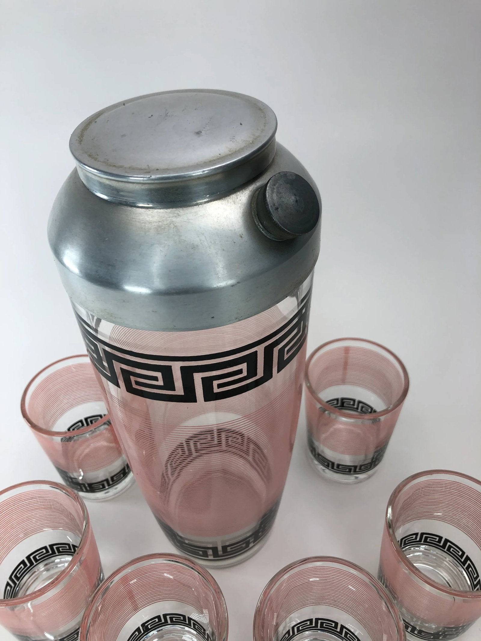 Vintage Hazel Atlas Cocktail Set- 7 Pieces - 6
