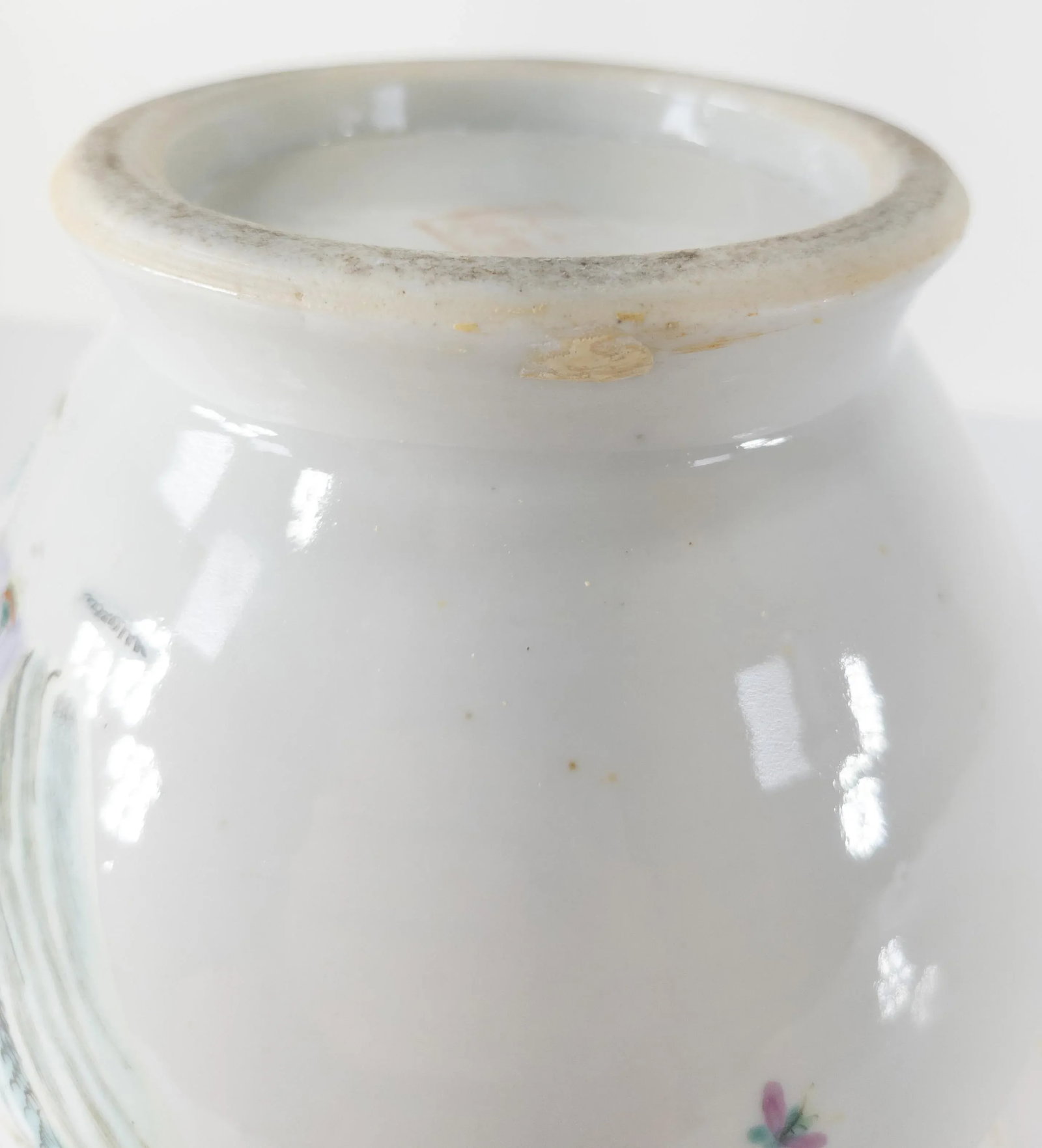 Chinese Famille Rose Chinoiserie Vase - 10