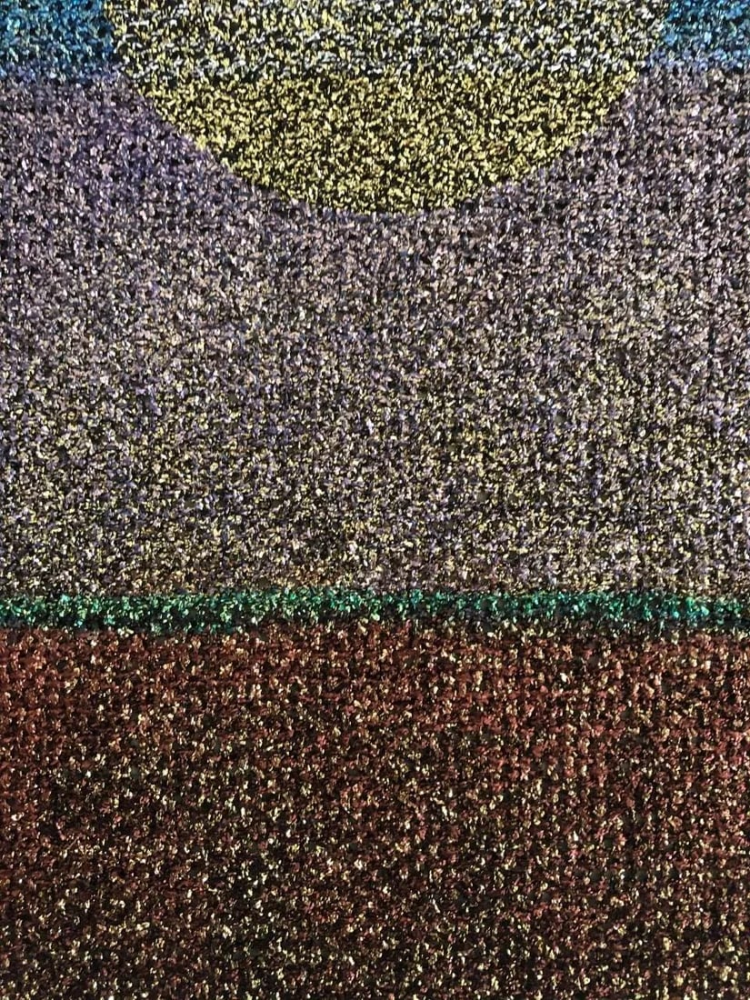 "Autumn Light" Mixed-Media Textile Art by Gay Jensen, Framed - 8