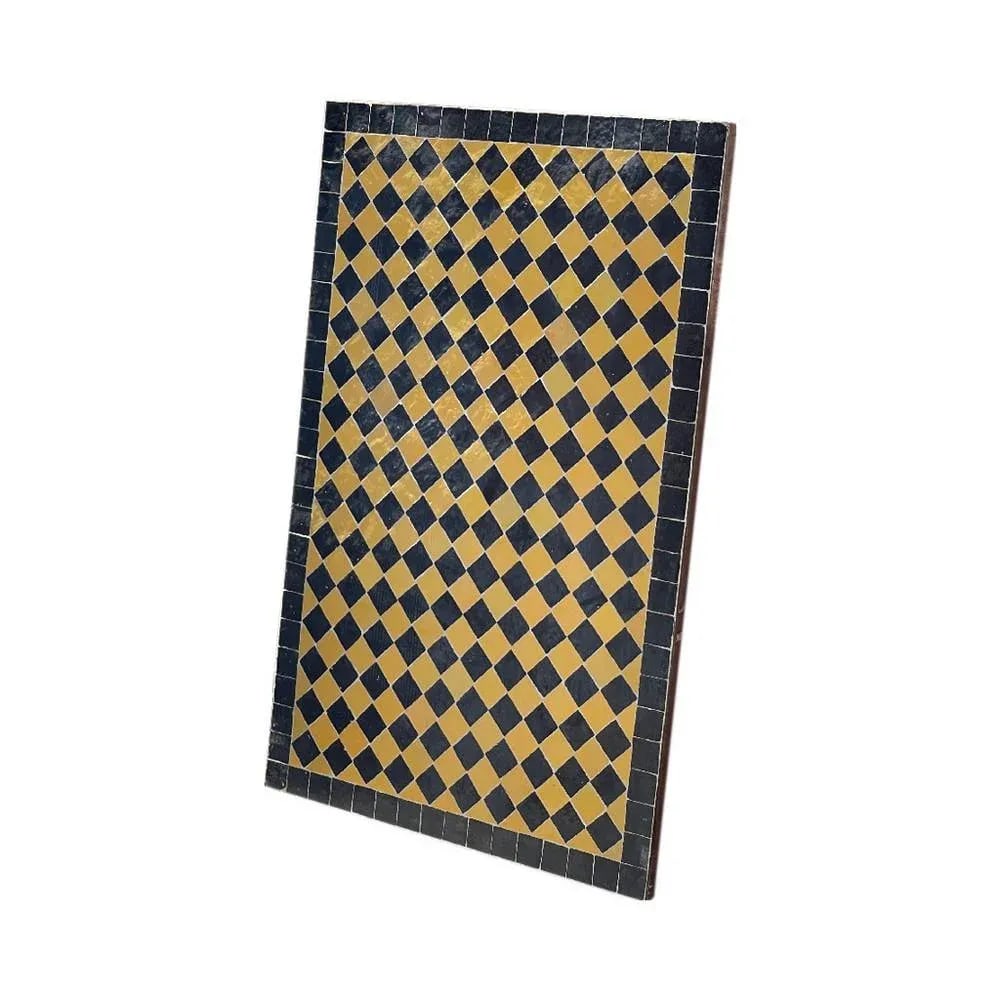 Moroccan Ceramic Tile Rectangle Table Top - 2
