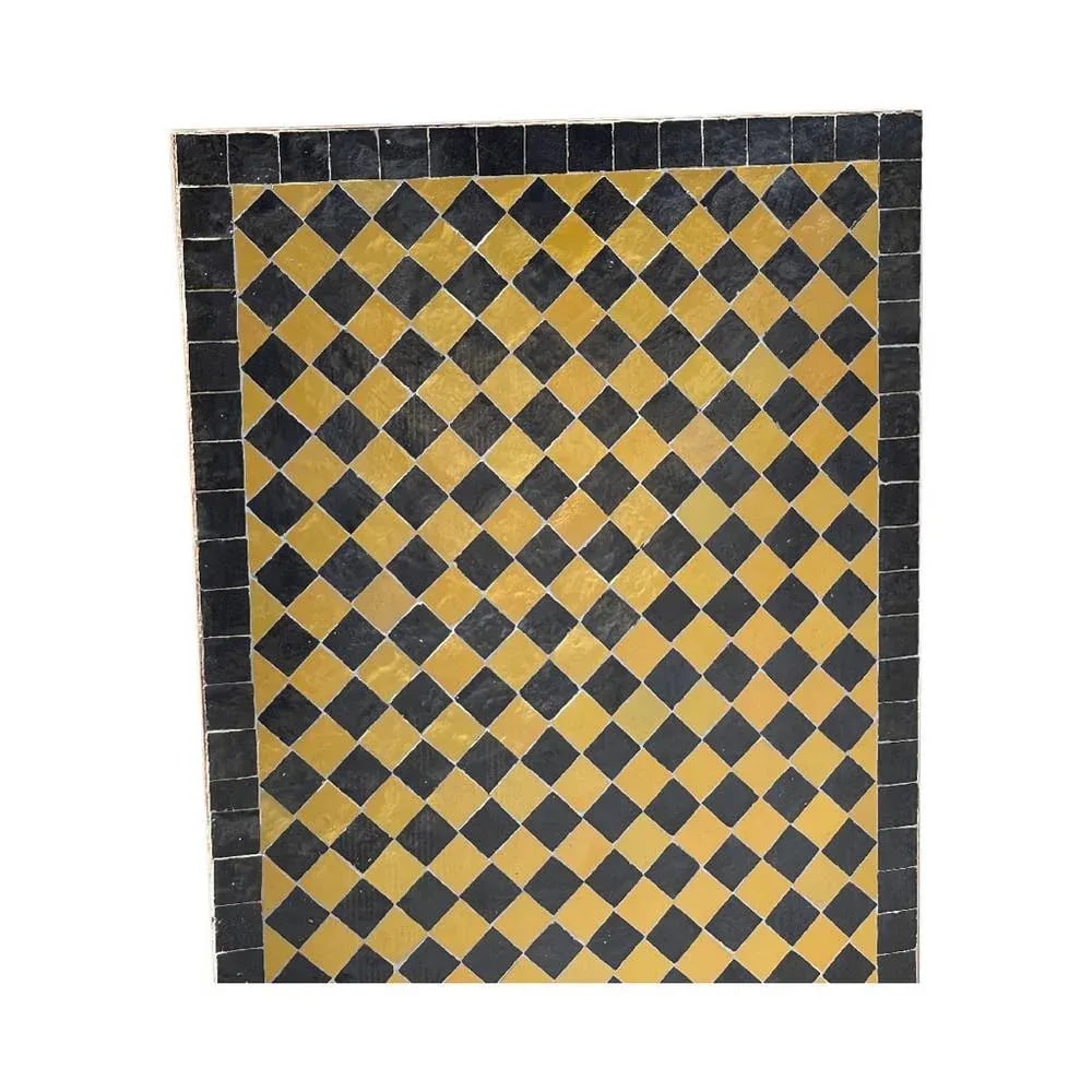 Moroccan Ceramic Tile Rectangle Table Top - 3