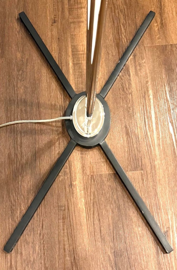 Organically Glamorous "Rimini" Nickel Floor Lamp by Global Views - 7