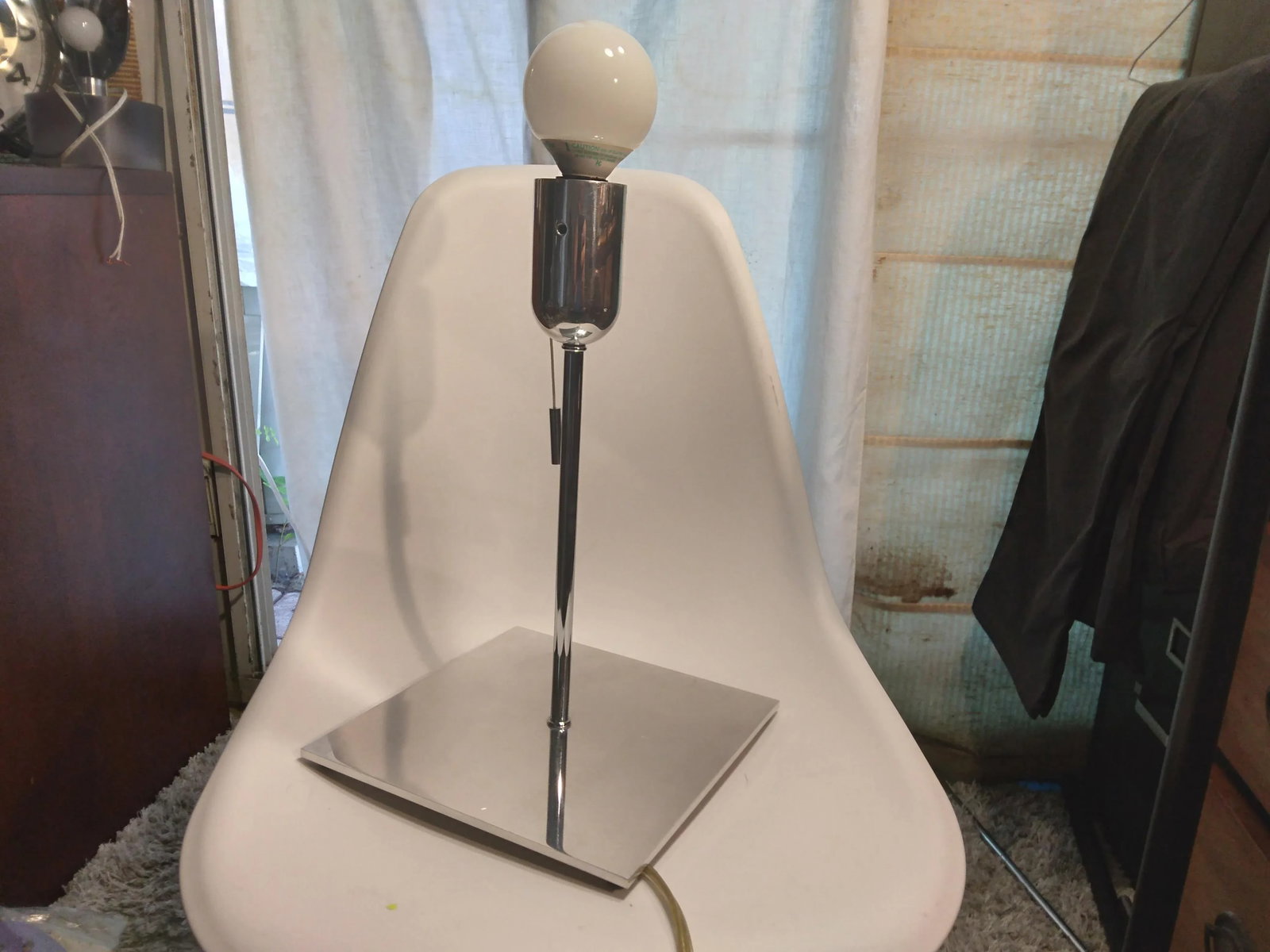 2008 Ron Rezek Artemide Large Polished Aluminum Bolo Lamp - 3