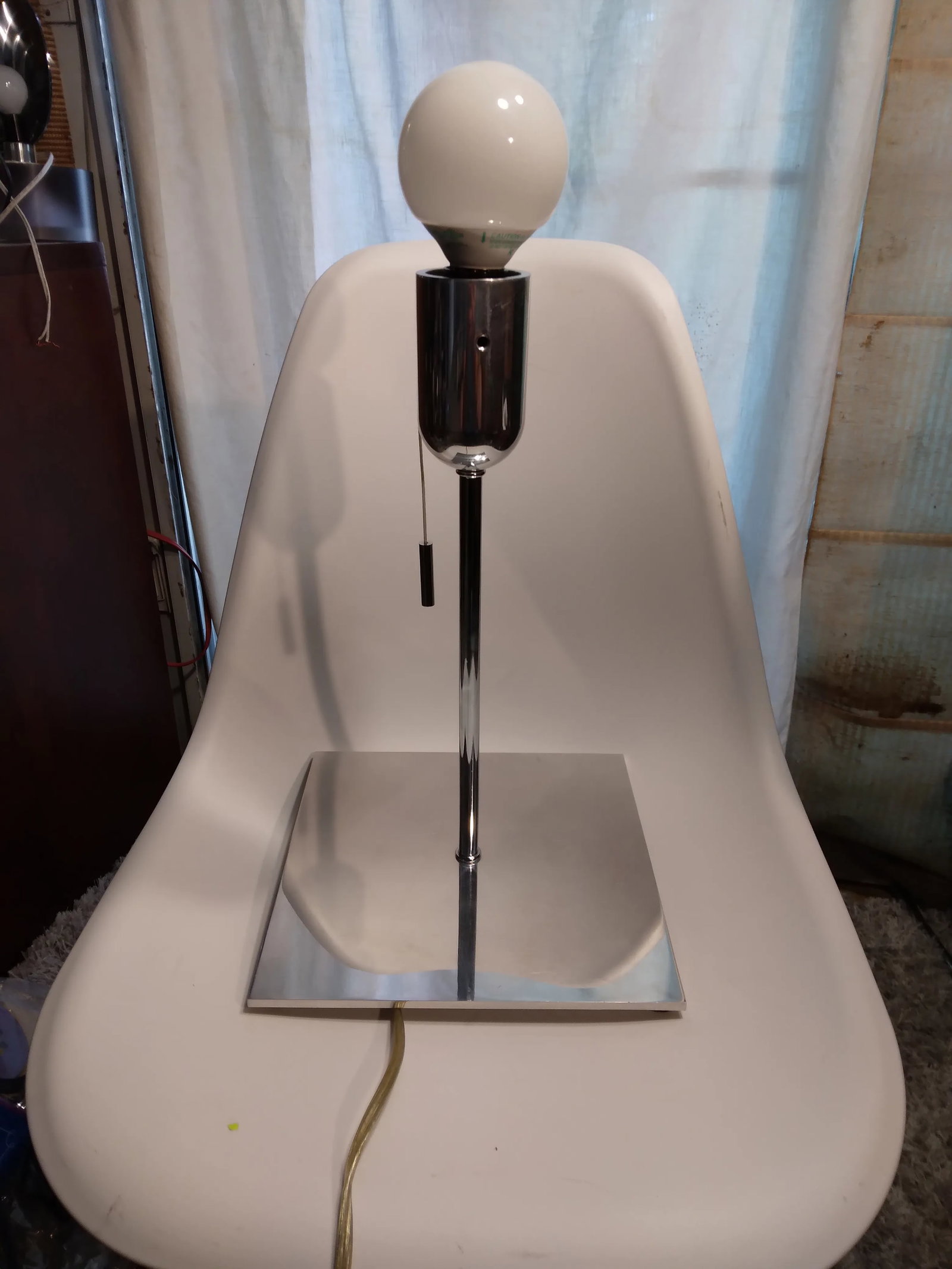 2008 Ron Rezek Artemide Large Polished Aluminum Bolo Lamp - 8
