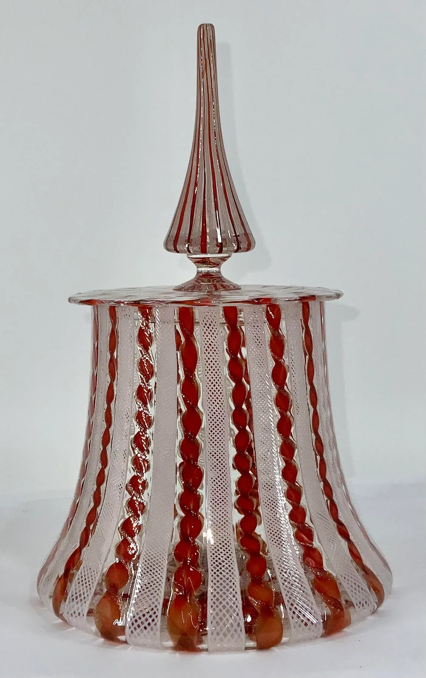 Vintage Murano Glass Lidded Jar - 13
