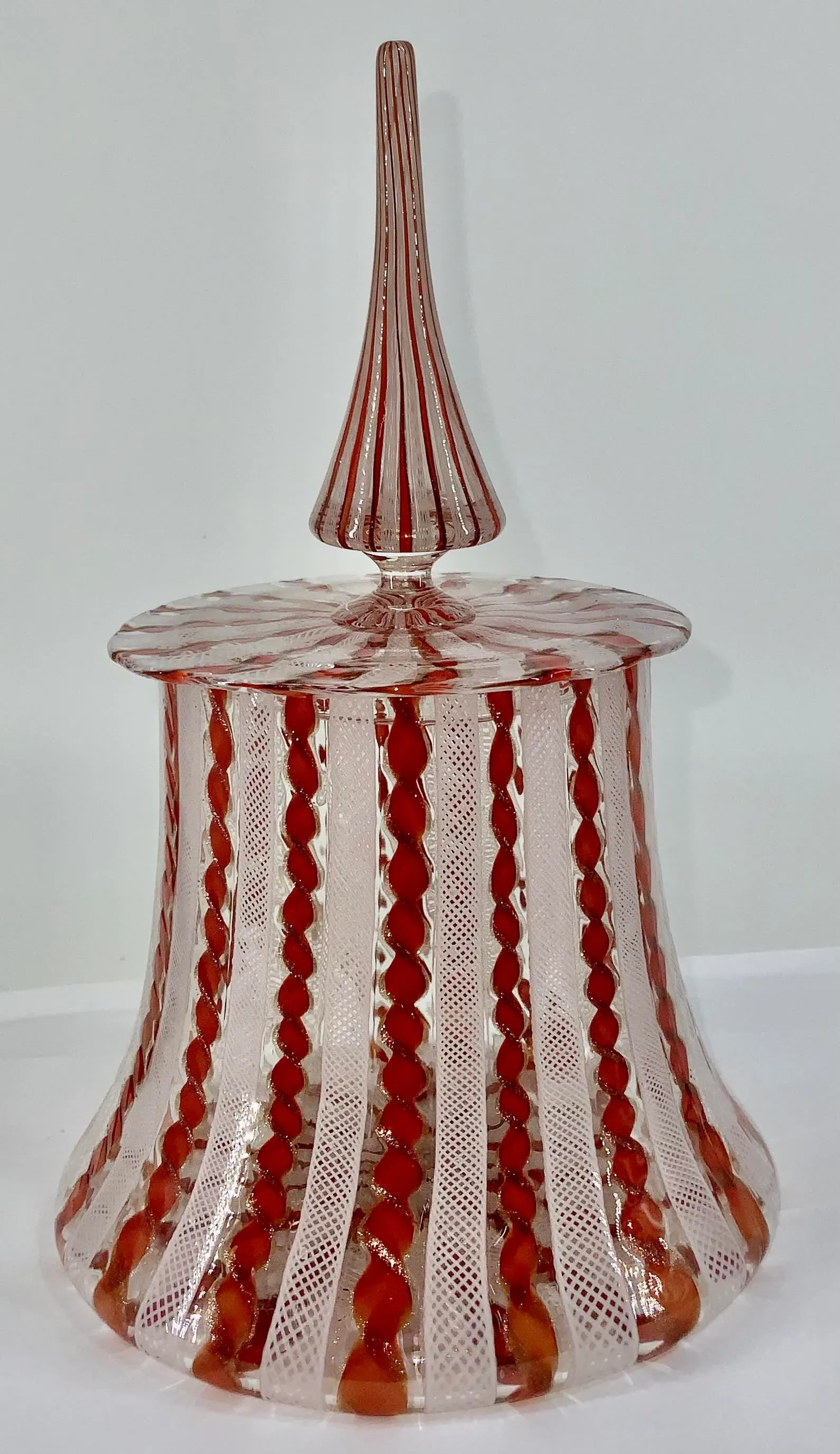 Vintage Murano Glass Lidded Jar - 2