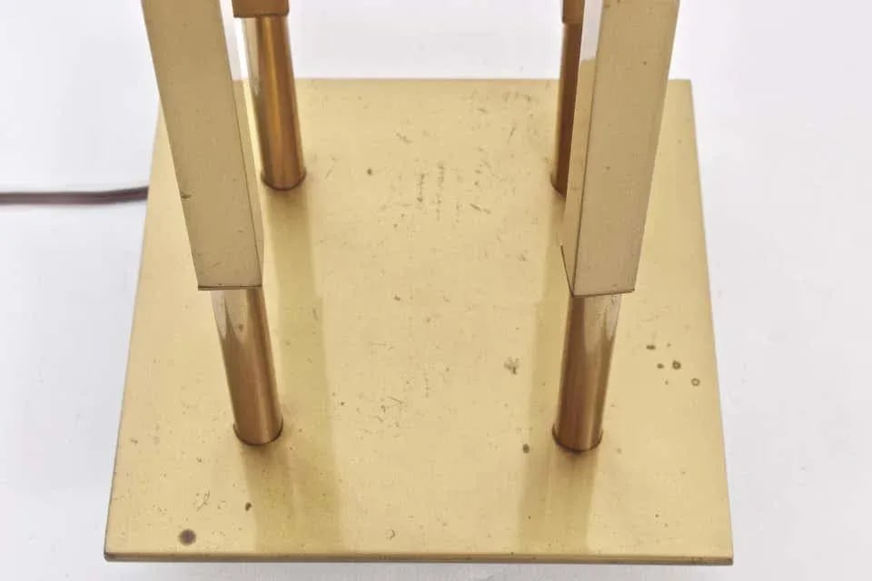 Tall Tommi Parzinger Style Stiffel "Columns" Brass Table Lamp - 12