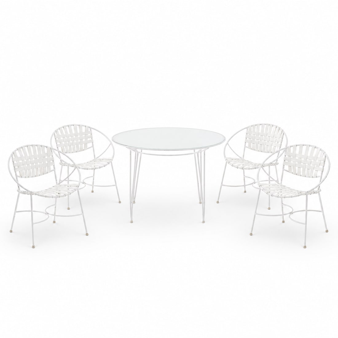 1960s Mid-Century Modern Wrought Iron Patio Set (1 of 10)