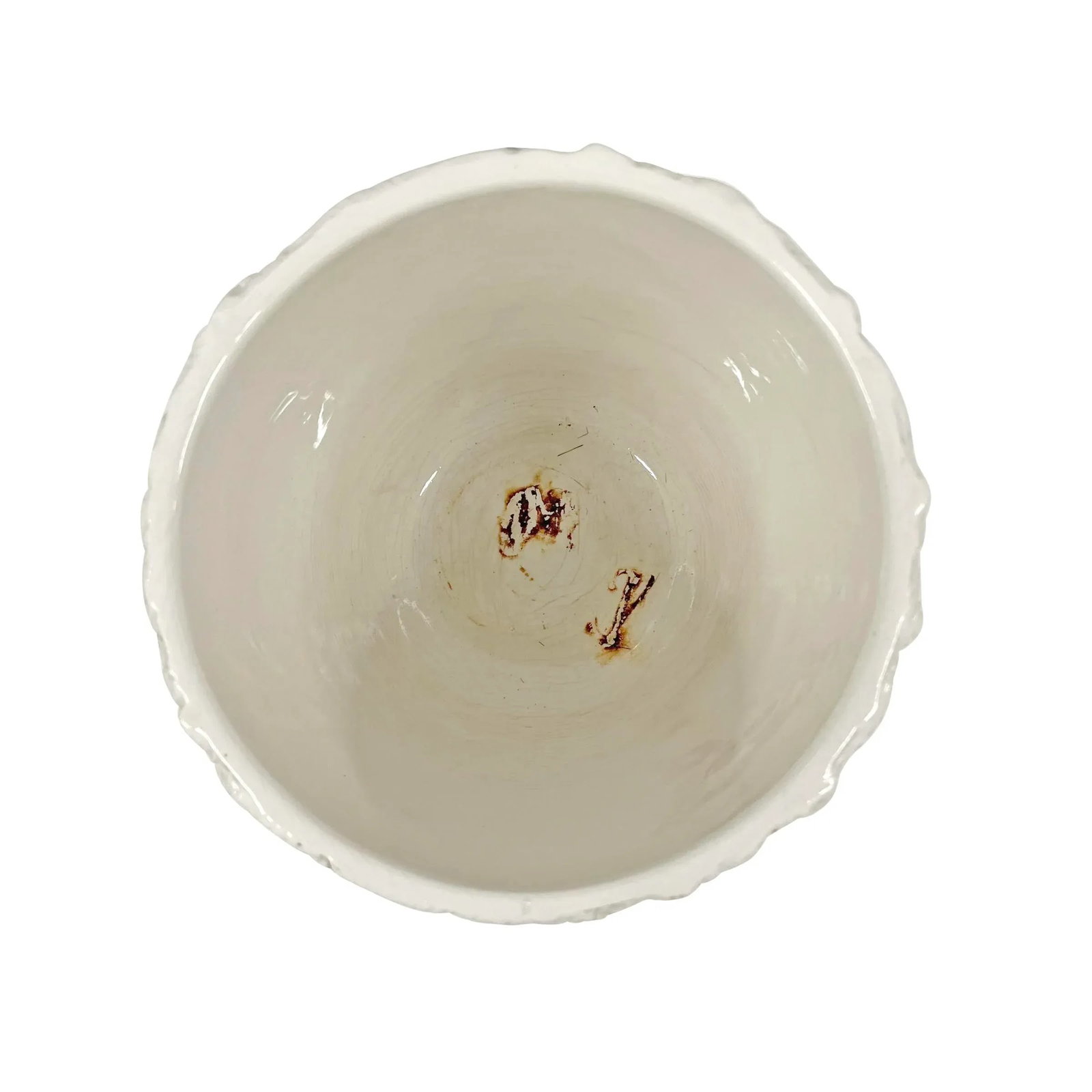 Vintage Italian Porcelain Faux Bois Cachepot - 11