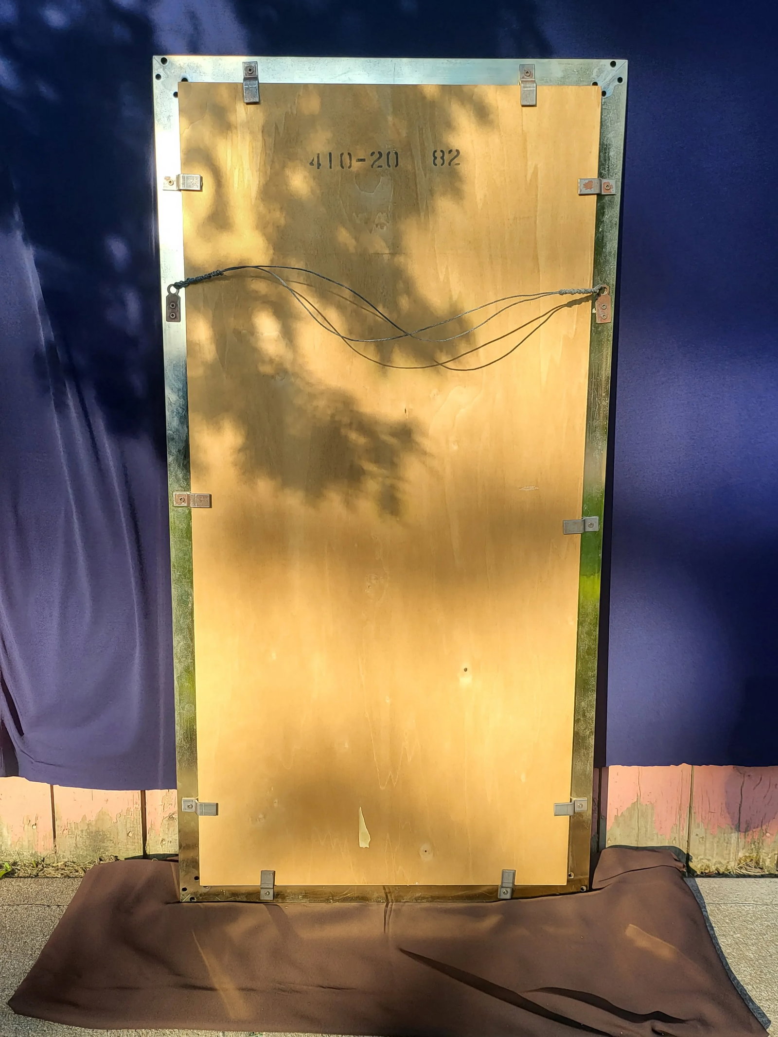 Vintage Glam Hollywood Regency Gold Beveled Wall Mirror - 11