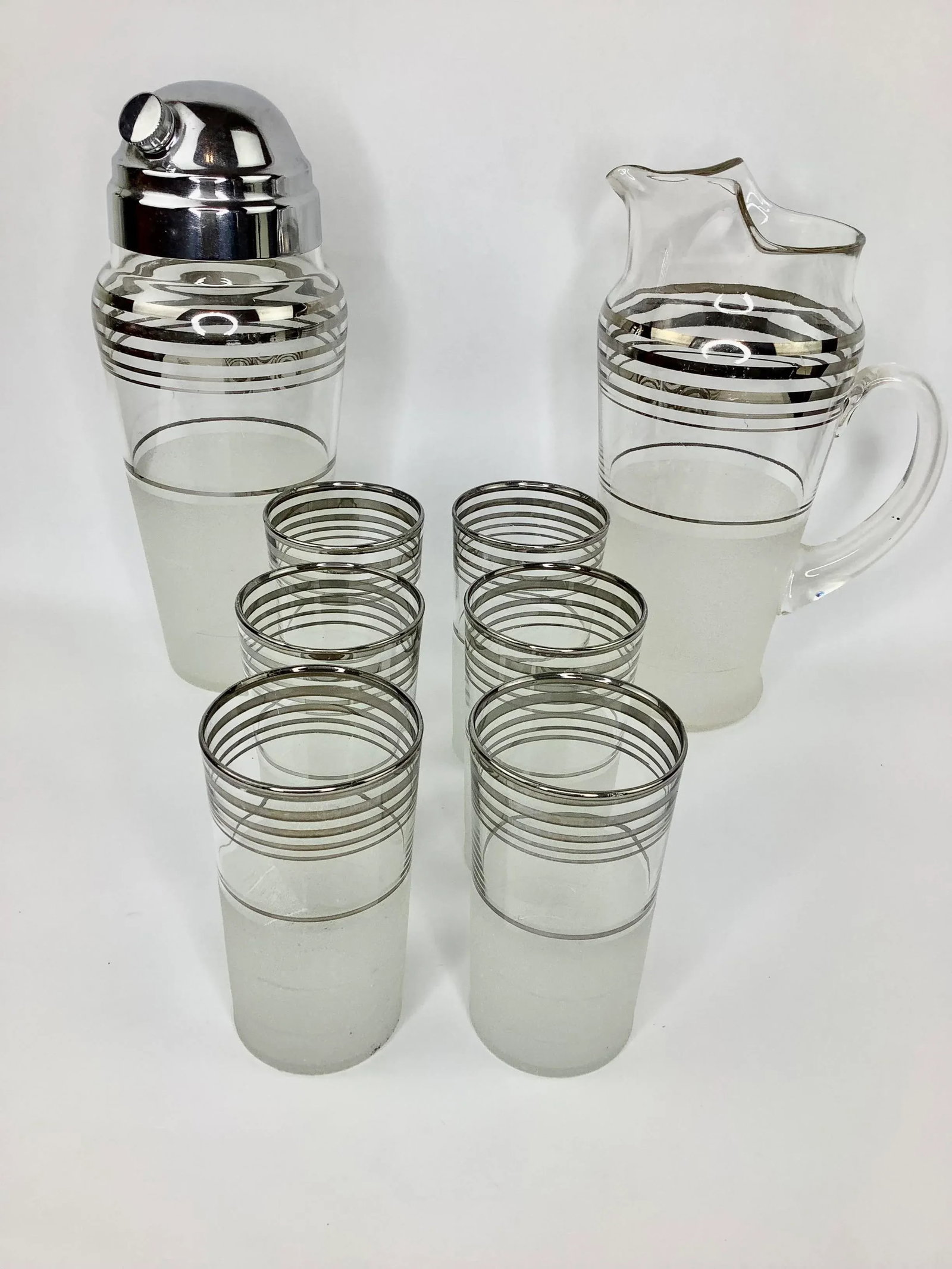 Vintage Art Deco Cocktail Set - 10