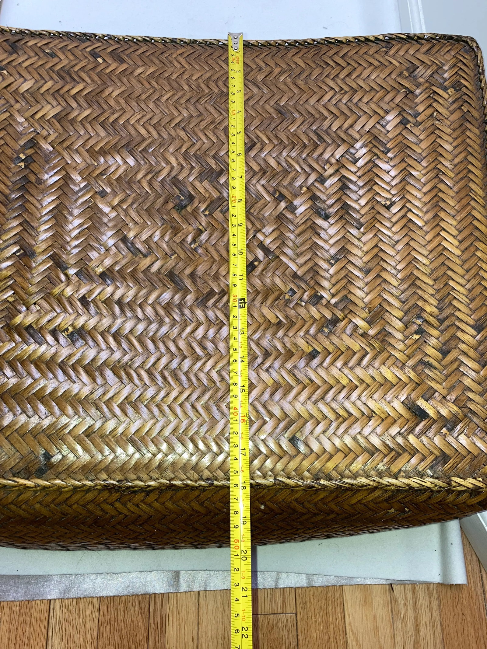 Vintage Wicker Large Size Storage Box, Philippines - 7