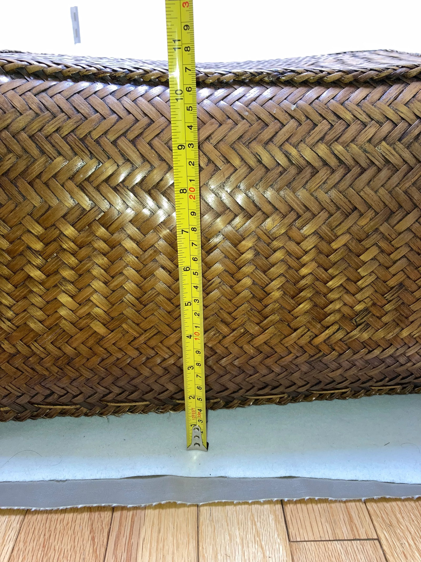 Vintage Wicker Large Size Storage Box, Philippines - 8